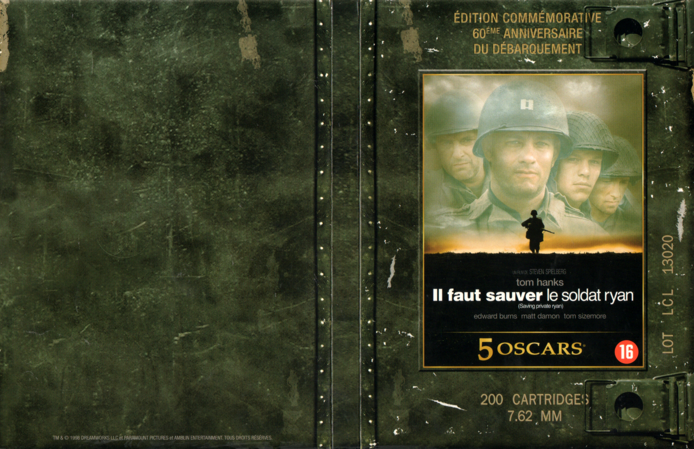 Jaquette DVD Il faut sauver le soldat Ryan v3