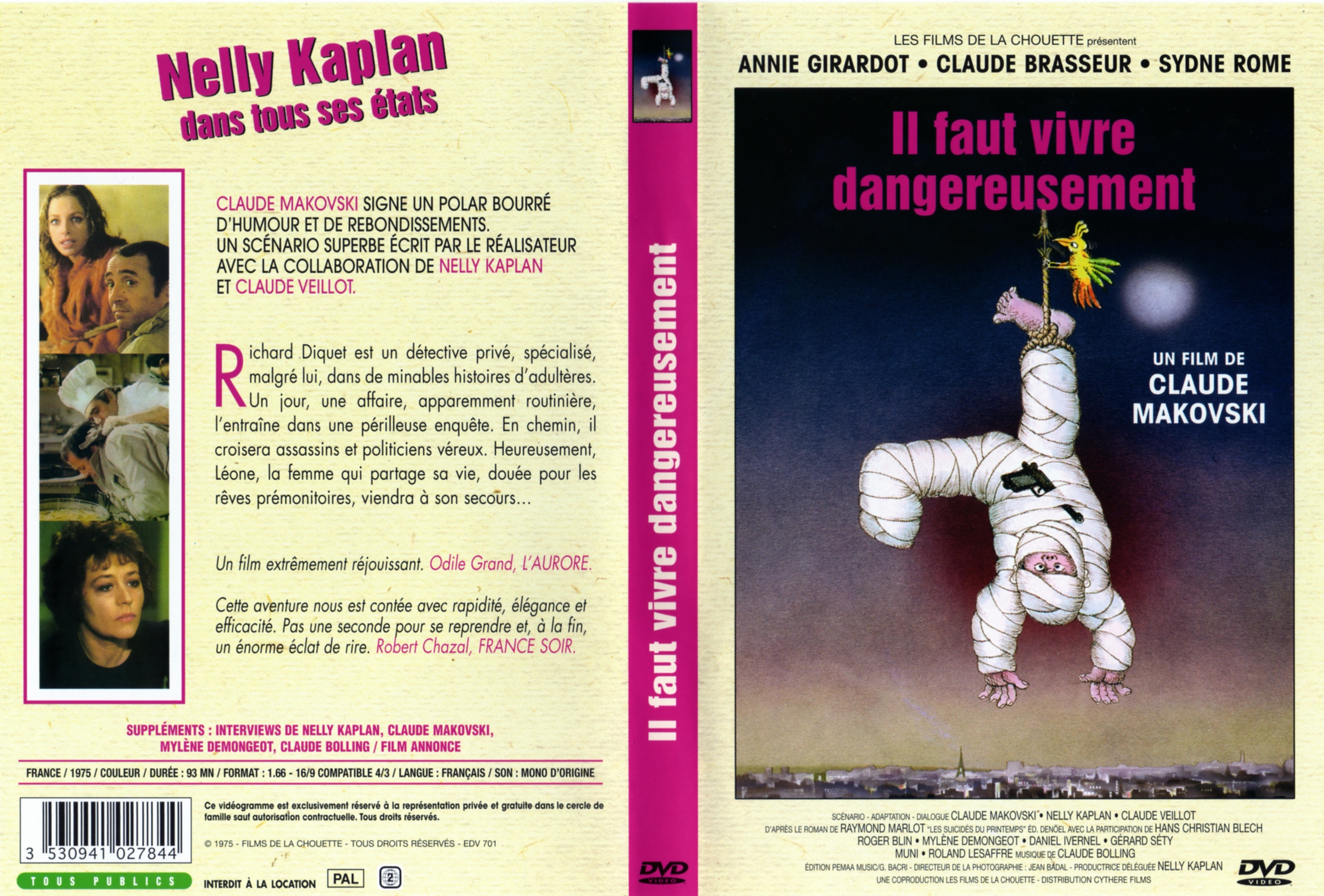 Jaquette DVD Il faut vivre dangereusement