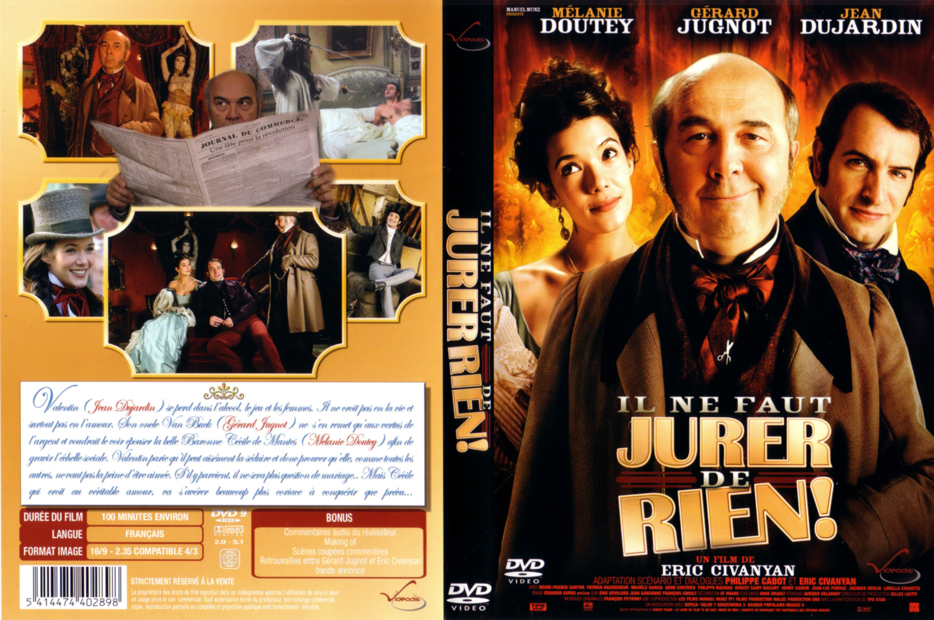 Jaquette DVD Il ne faut jurer de rien v2