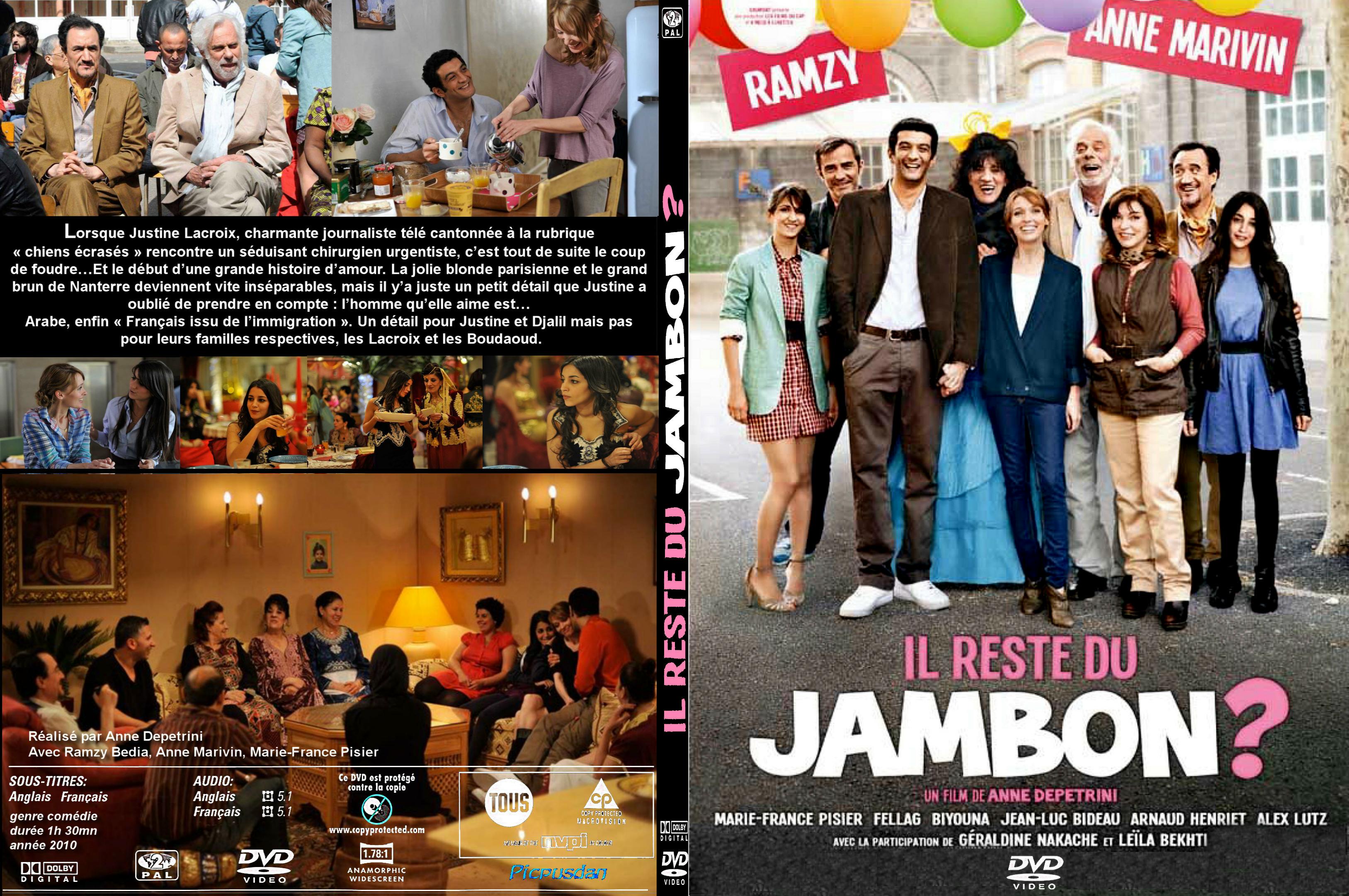 Jaquette DVD Il reste du jambon custom - SLIM