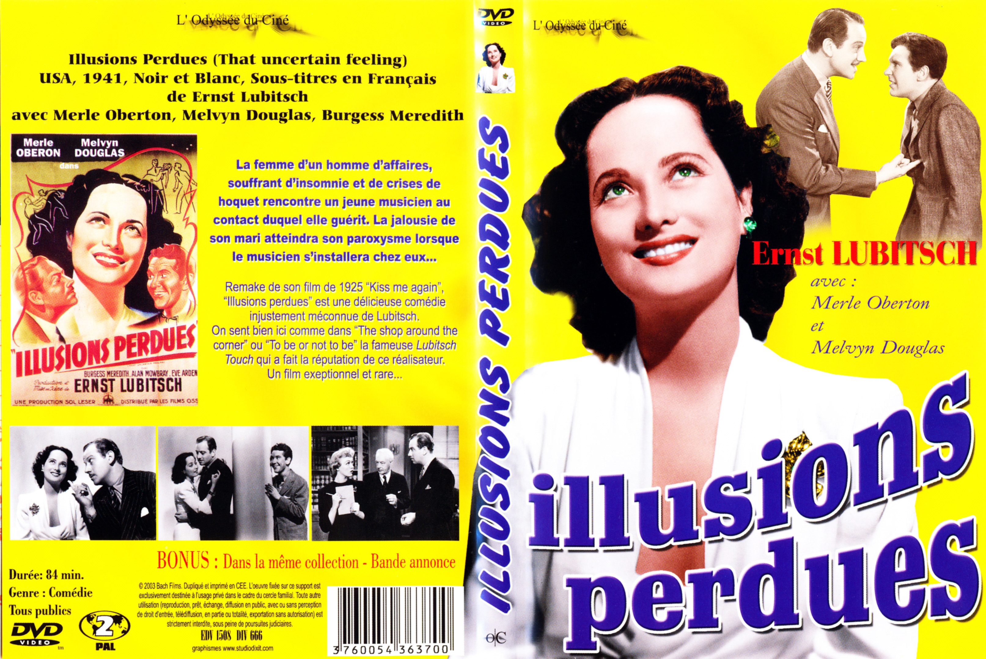 Jaquette DVD Illusions perdues