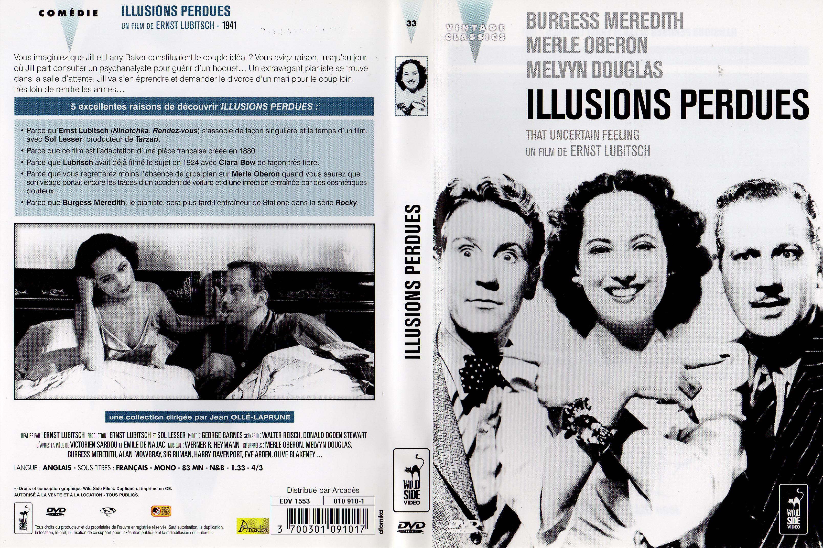 Jaquette DVD Illusions perdues v3