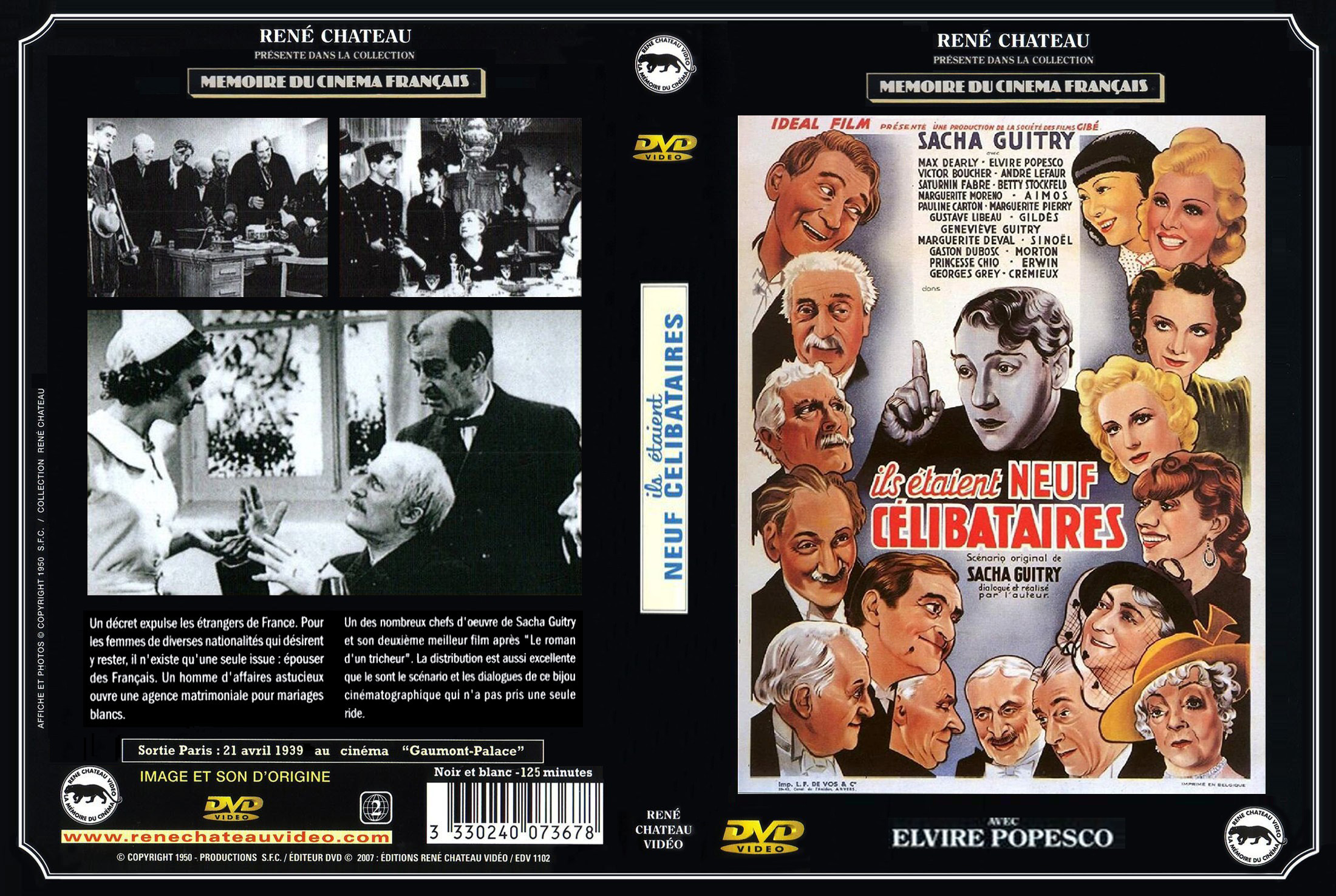 Jaquette DVD Ils taient 9 clibataires custom