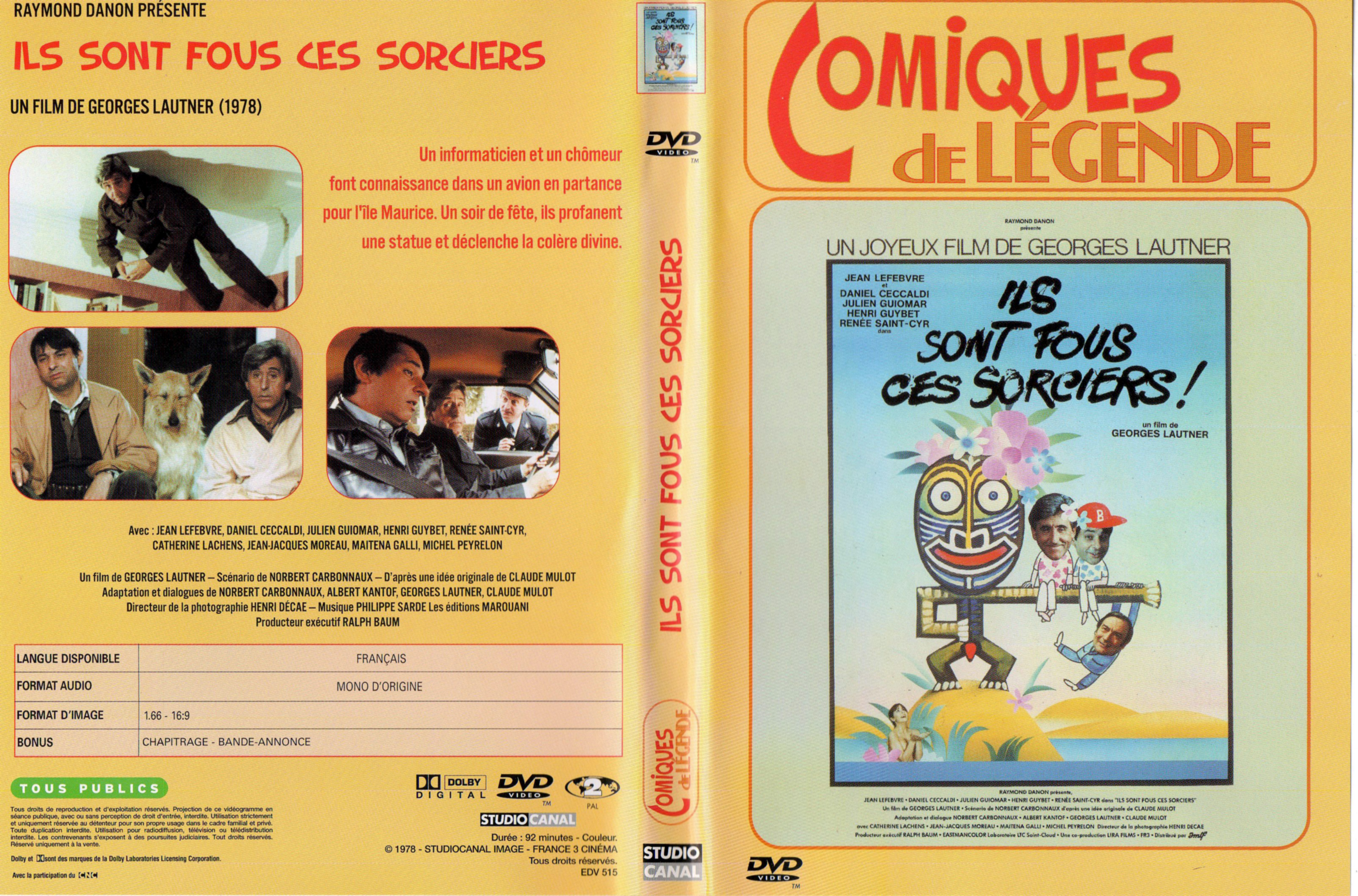 Jaquette DVD Ils sont fous ces sorciers