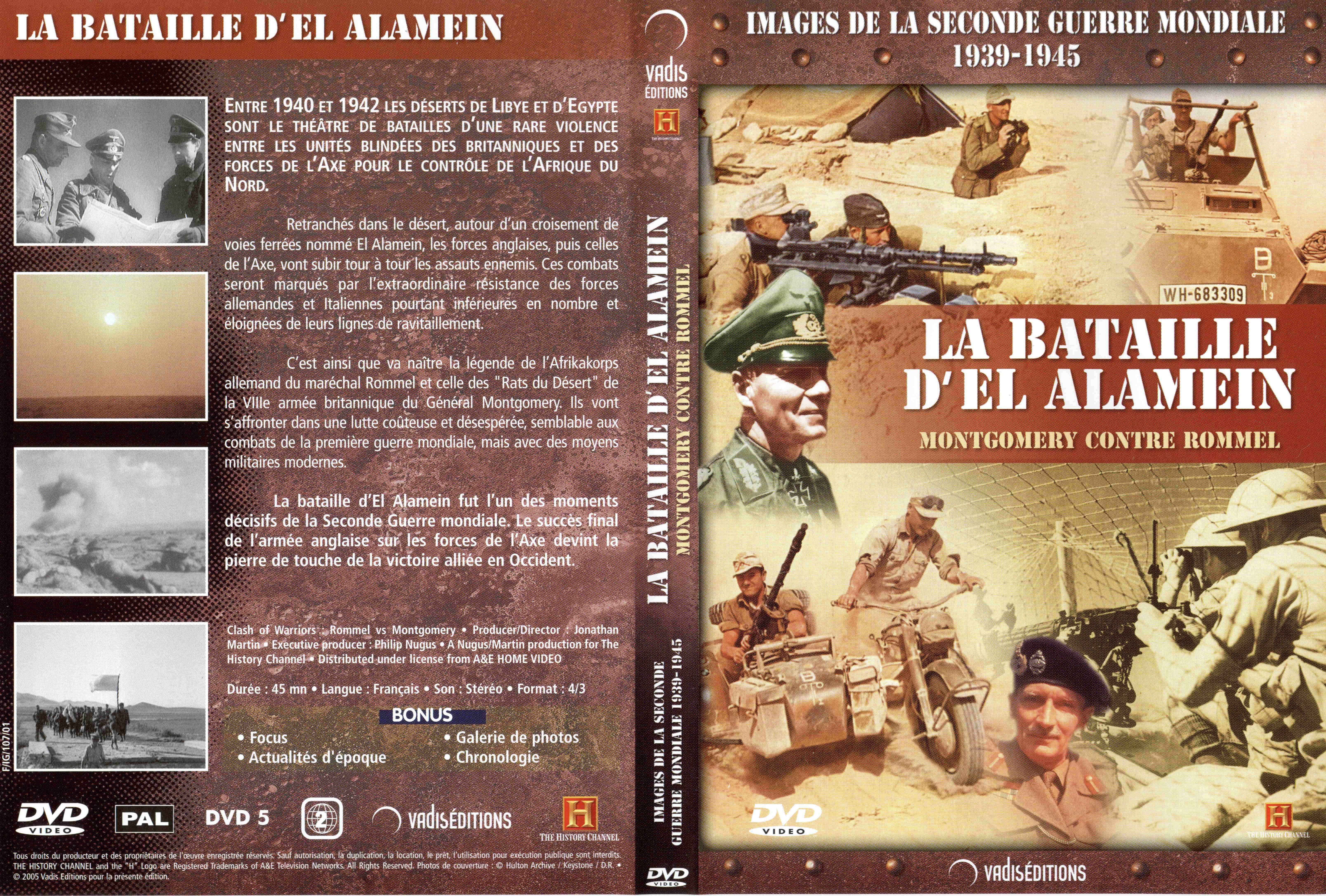 Jaquette DVD Images de la seconde guerre mondiale - La bataille d