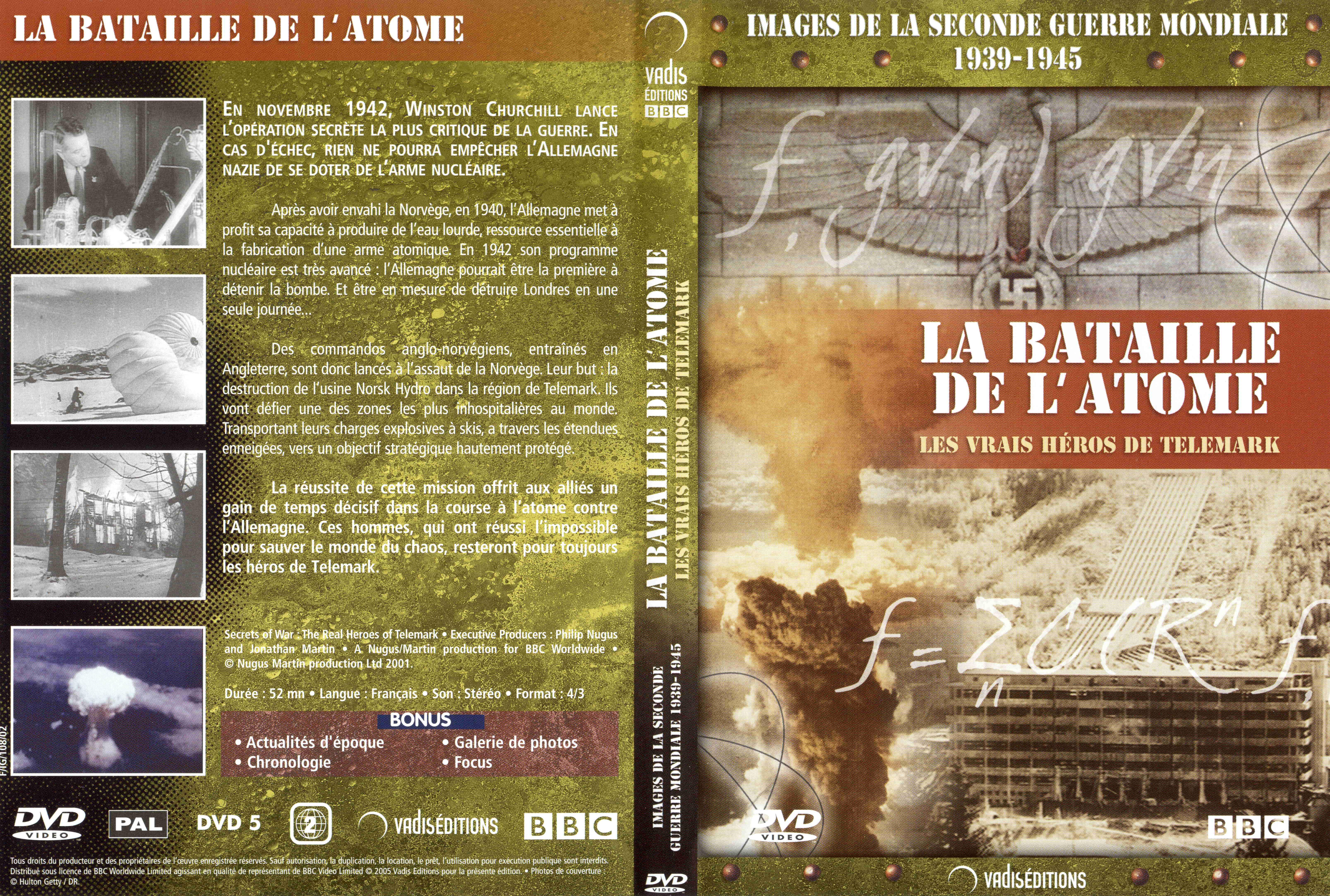 Jaquette DVD Images de la seconde guerre mondiale - La bataille de l