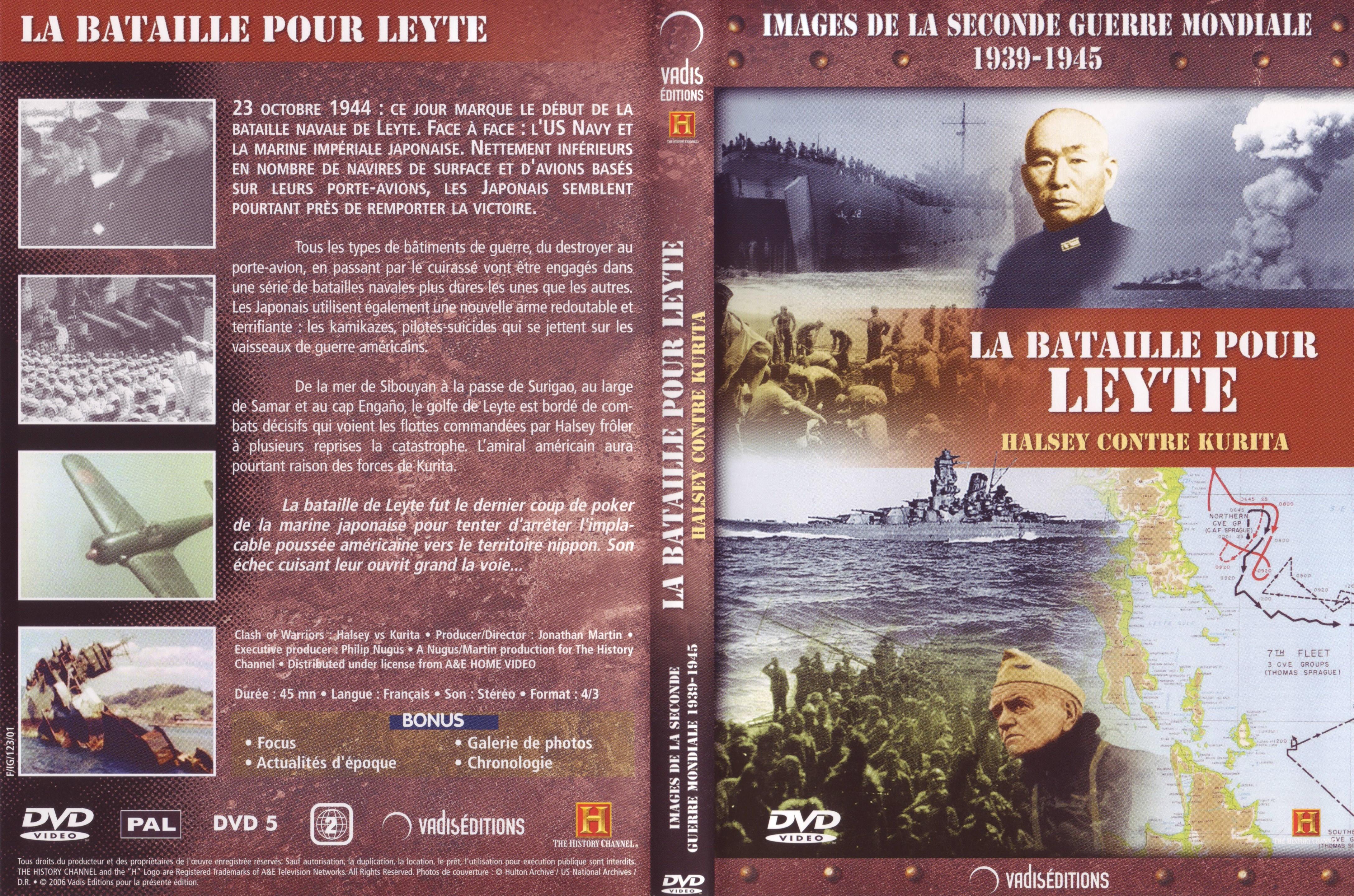 Jaquette DVD Images de la seconde guerre mondiale - La bataille pour Leyte