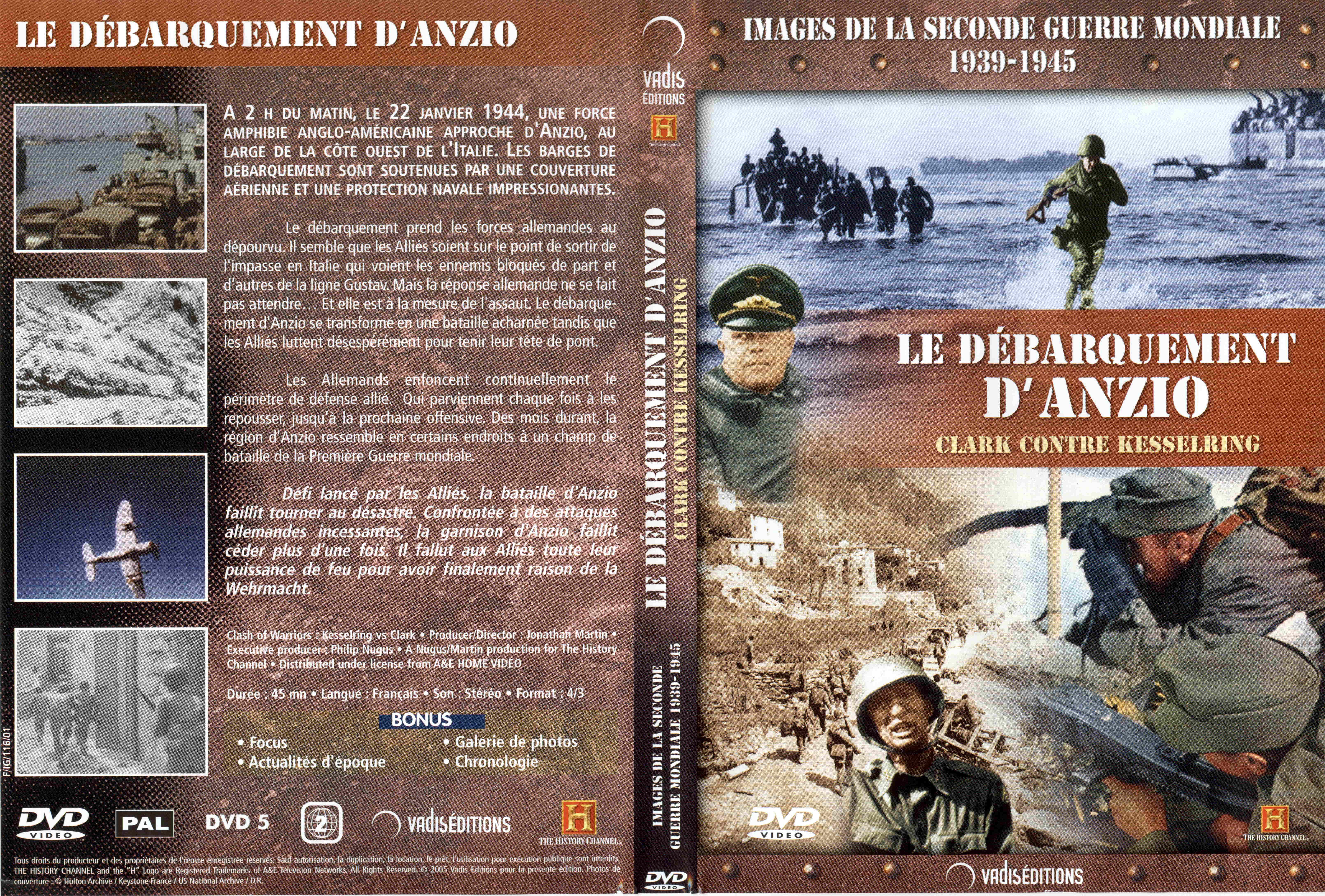 Jaquette DVD Images de la seconde guerre mondiale - Le dbarquement d