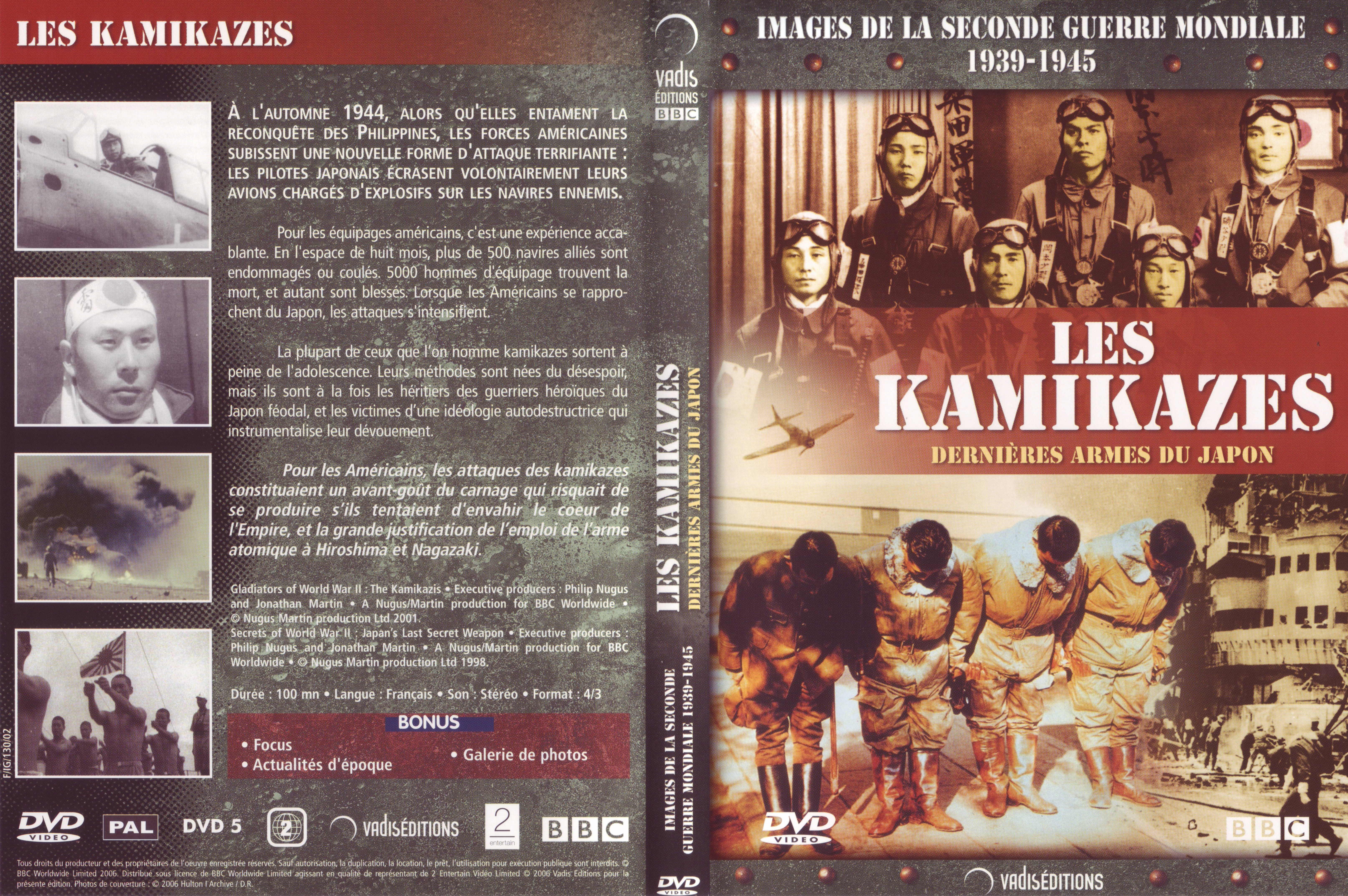 Jaquette DVD Images de la seconde guerre mondiale - Les Kamikazes