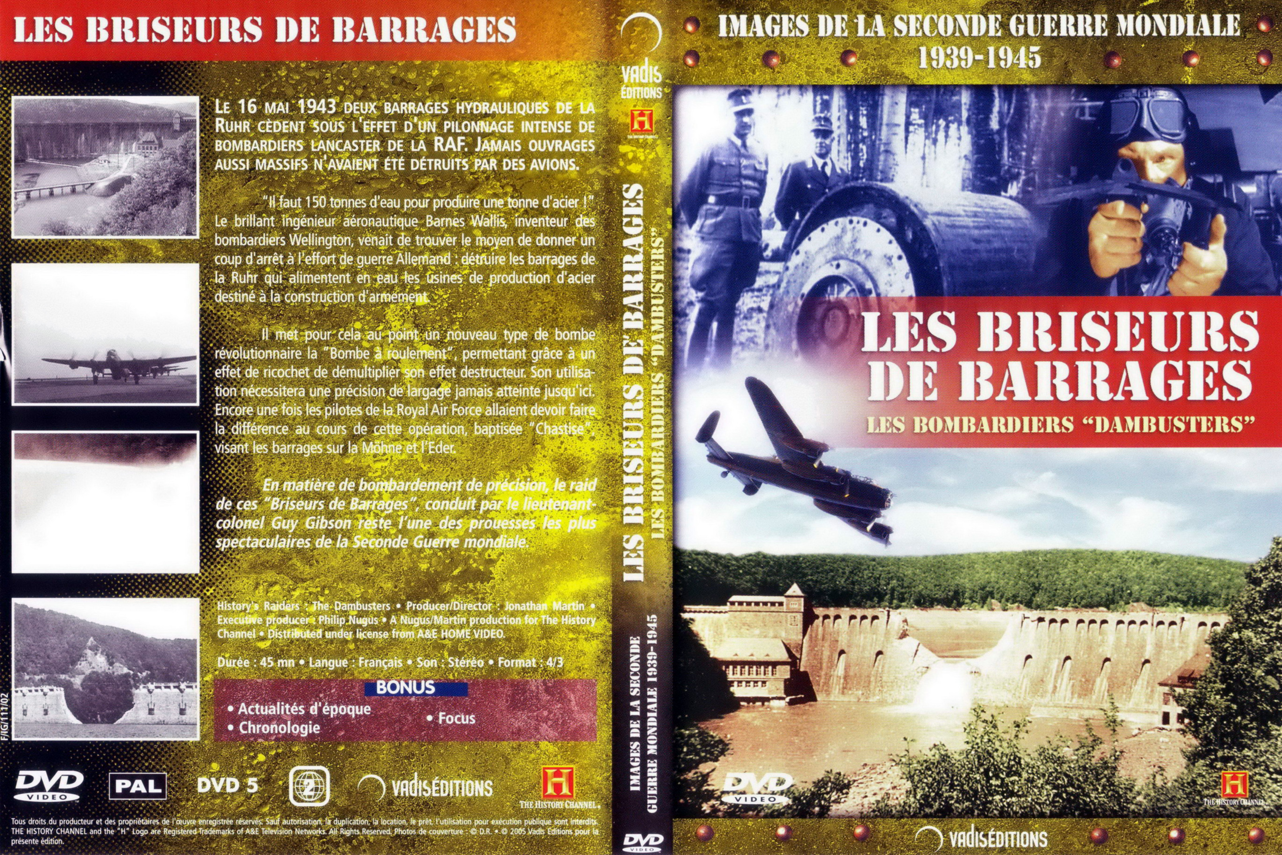 Jaquette DVD Images de la seconde guerre mondiale - Les briseurs de barrages