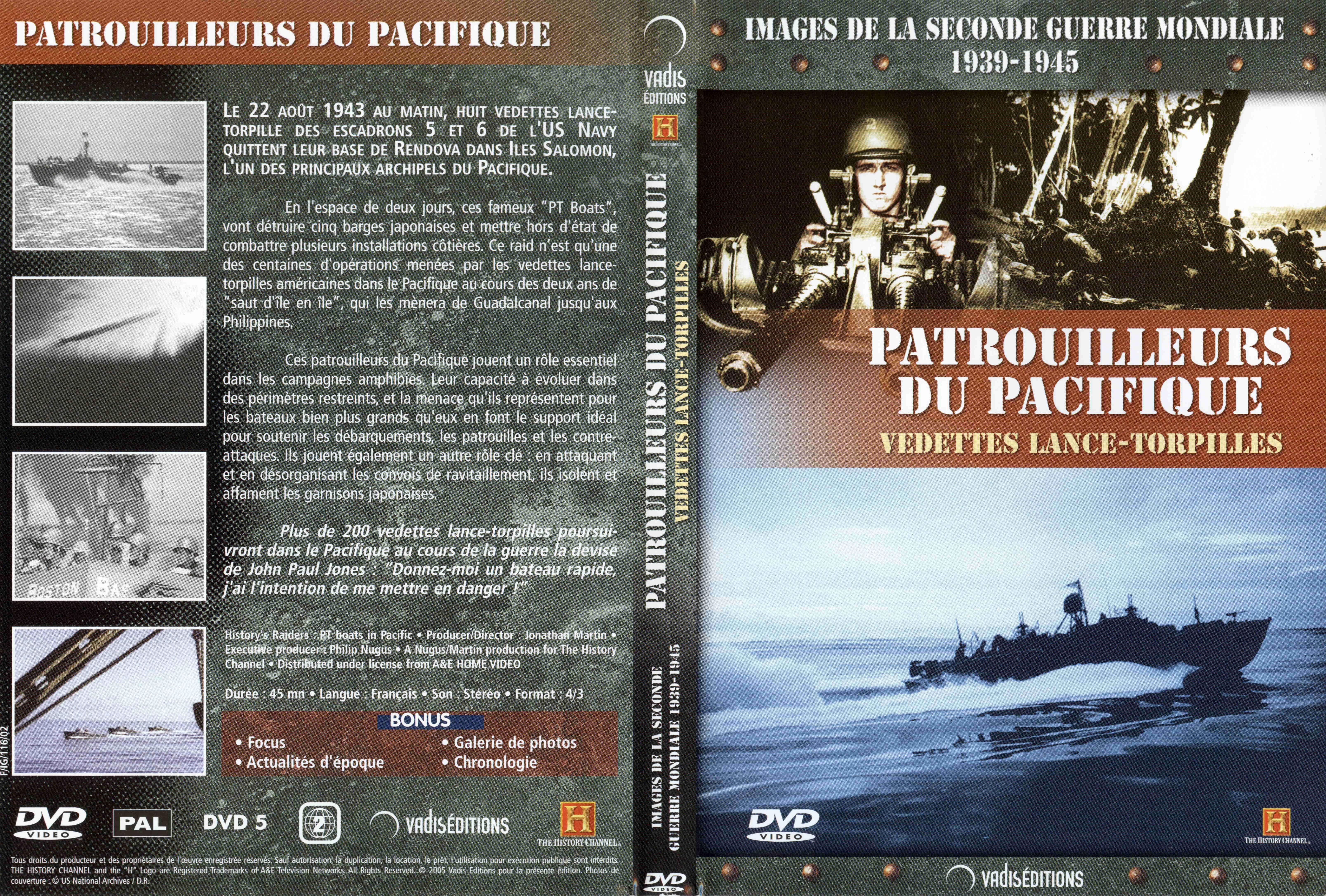 Jaquette DVD Images de la seconde guerre mondiale - Patrouilleur du Pacifique