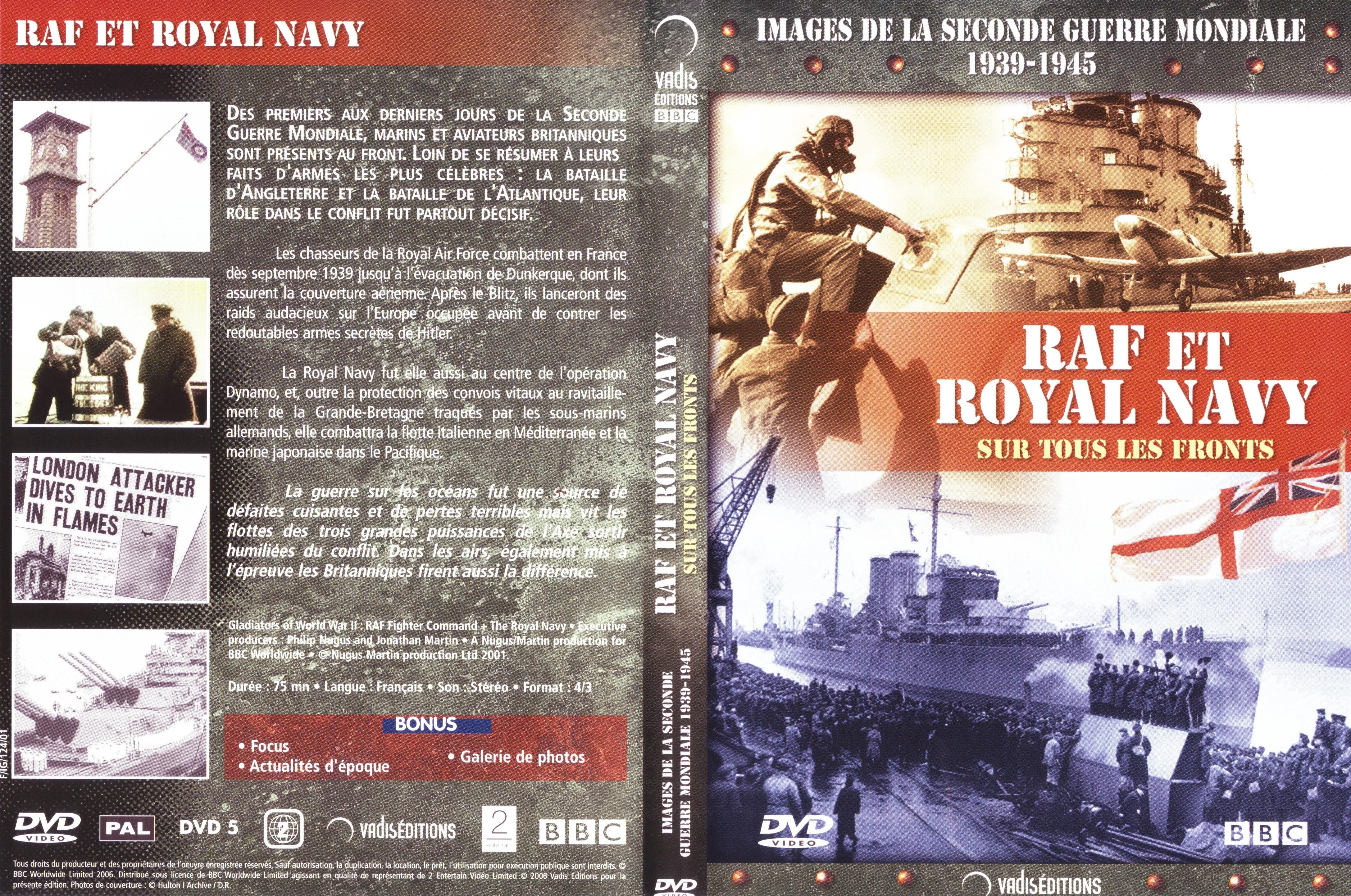 Jaquette DVD Images de la seconde guerre mondiale - RAF et Royal Navy