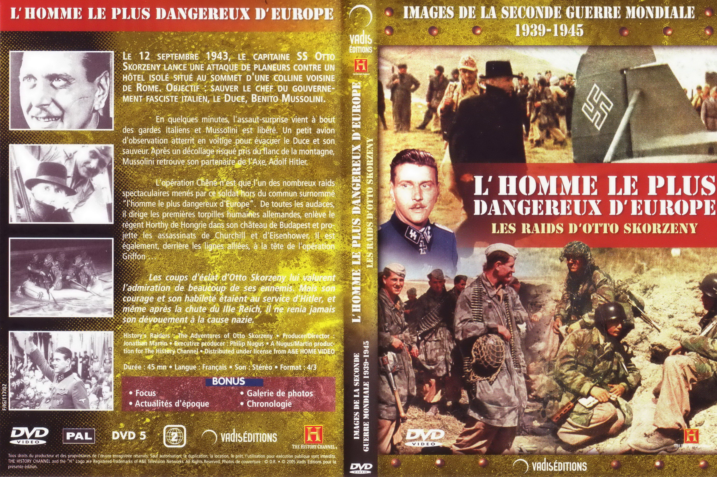 Jaquette DVD Images de la seconde guerre mondiale -  L
