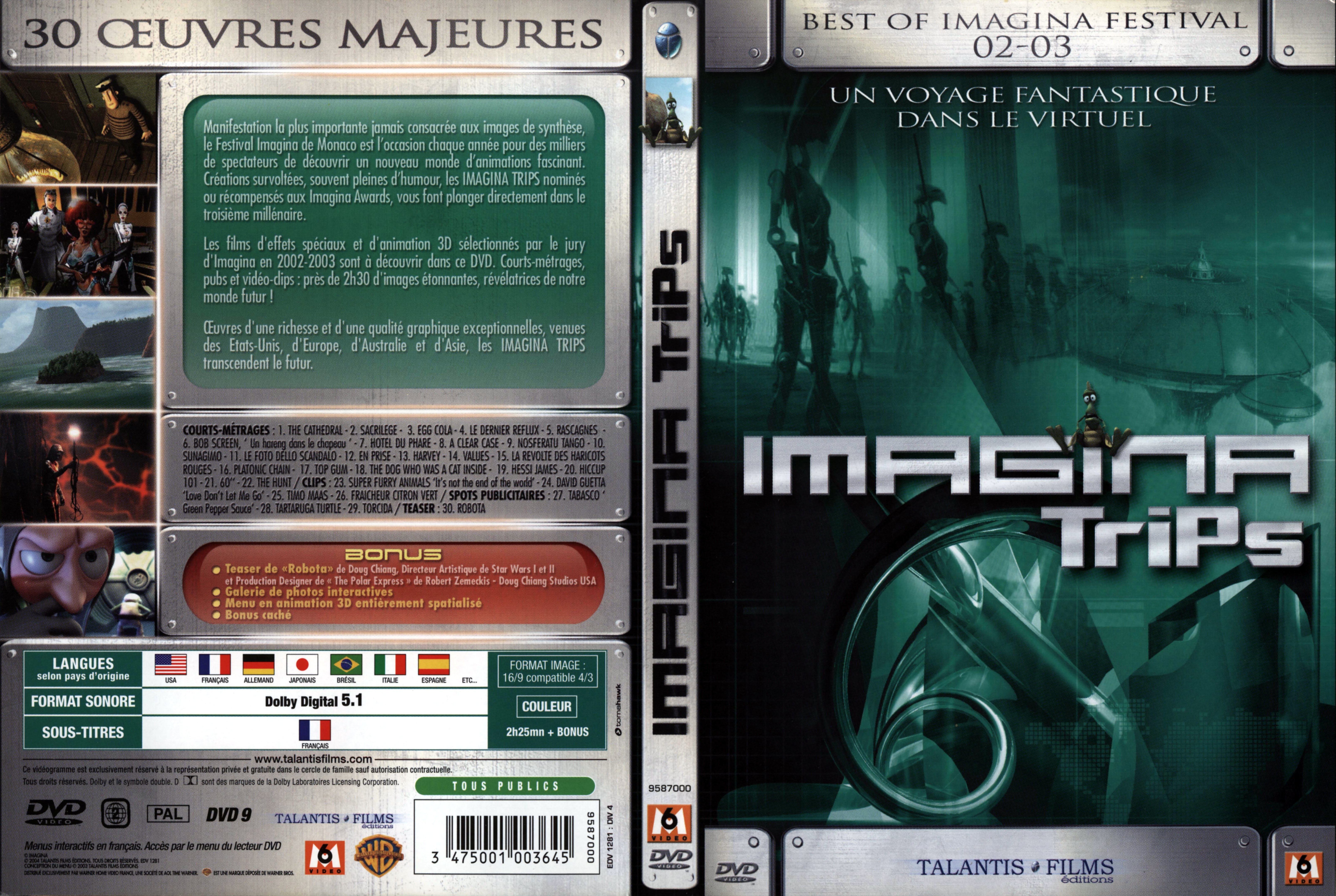 Jaquette DVD Imagina trips