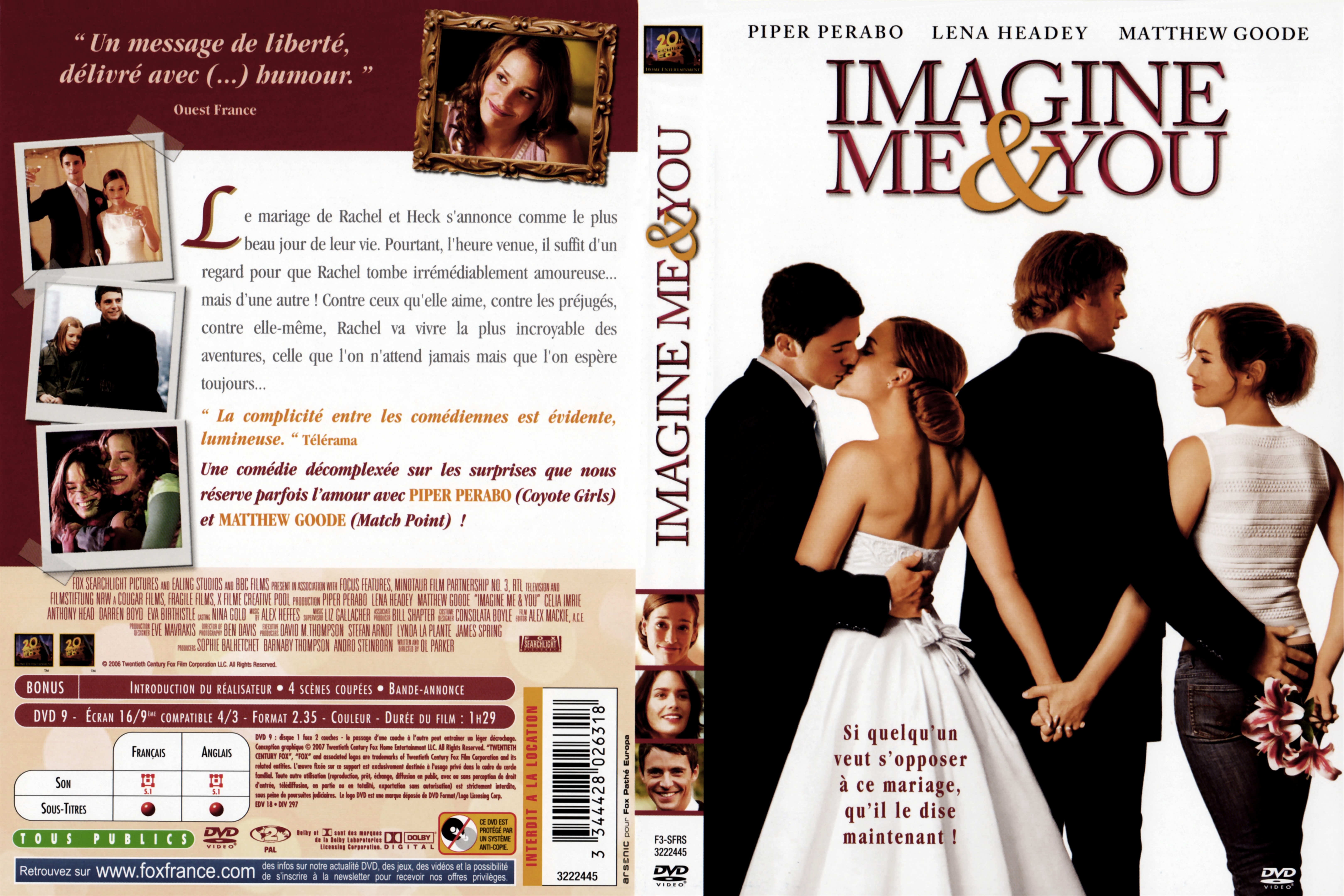 Jaquette DVD Imagine me and you v2