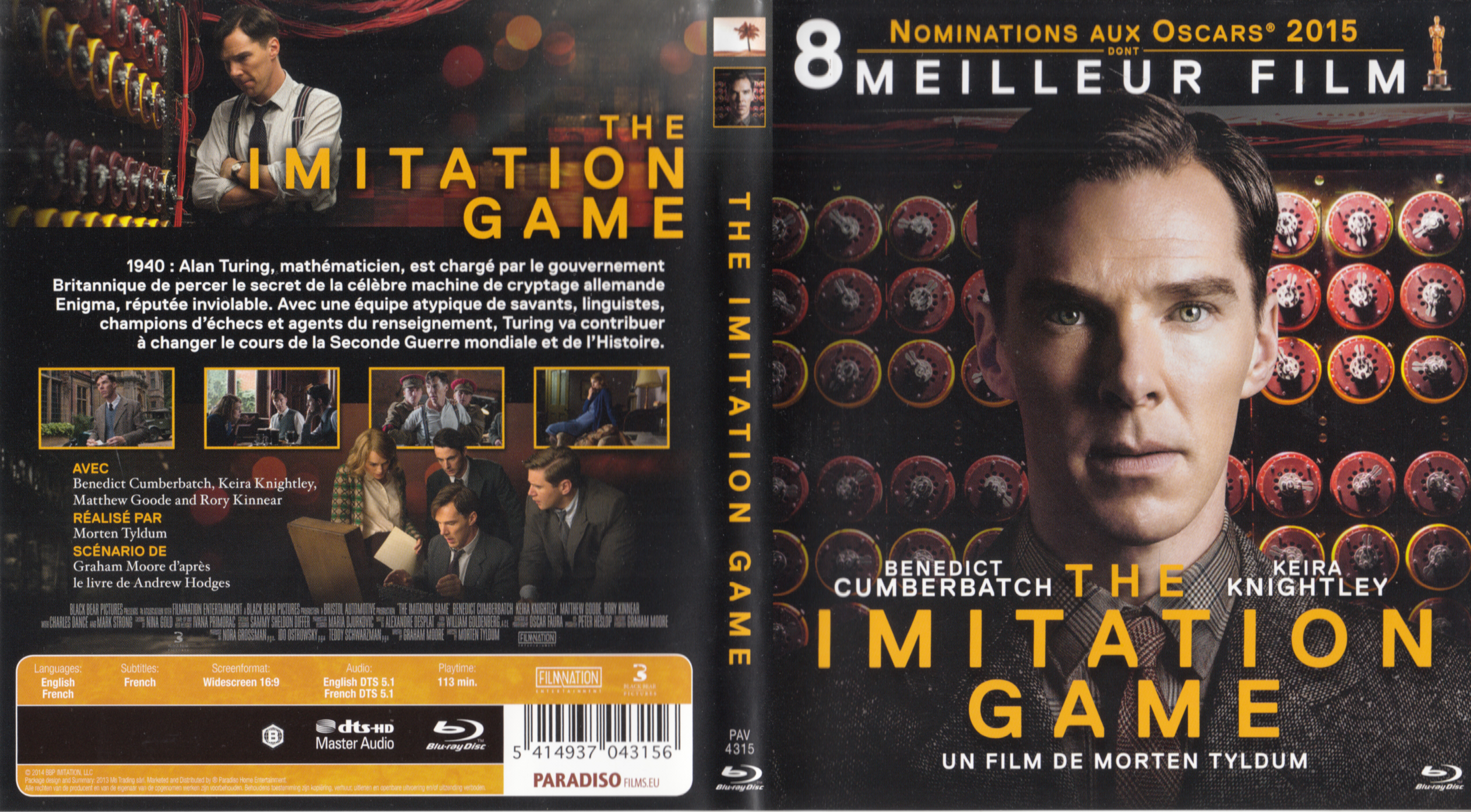 Jaquette DVD Imitation Game (BLU-RAY) v2