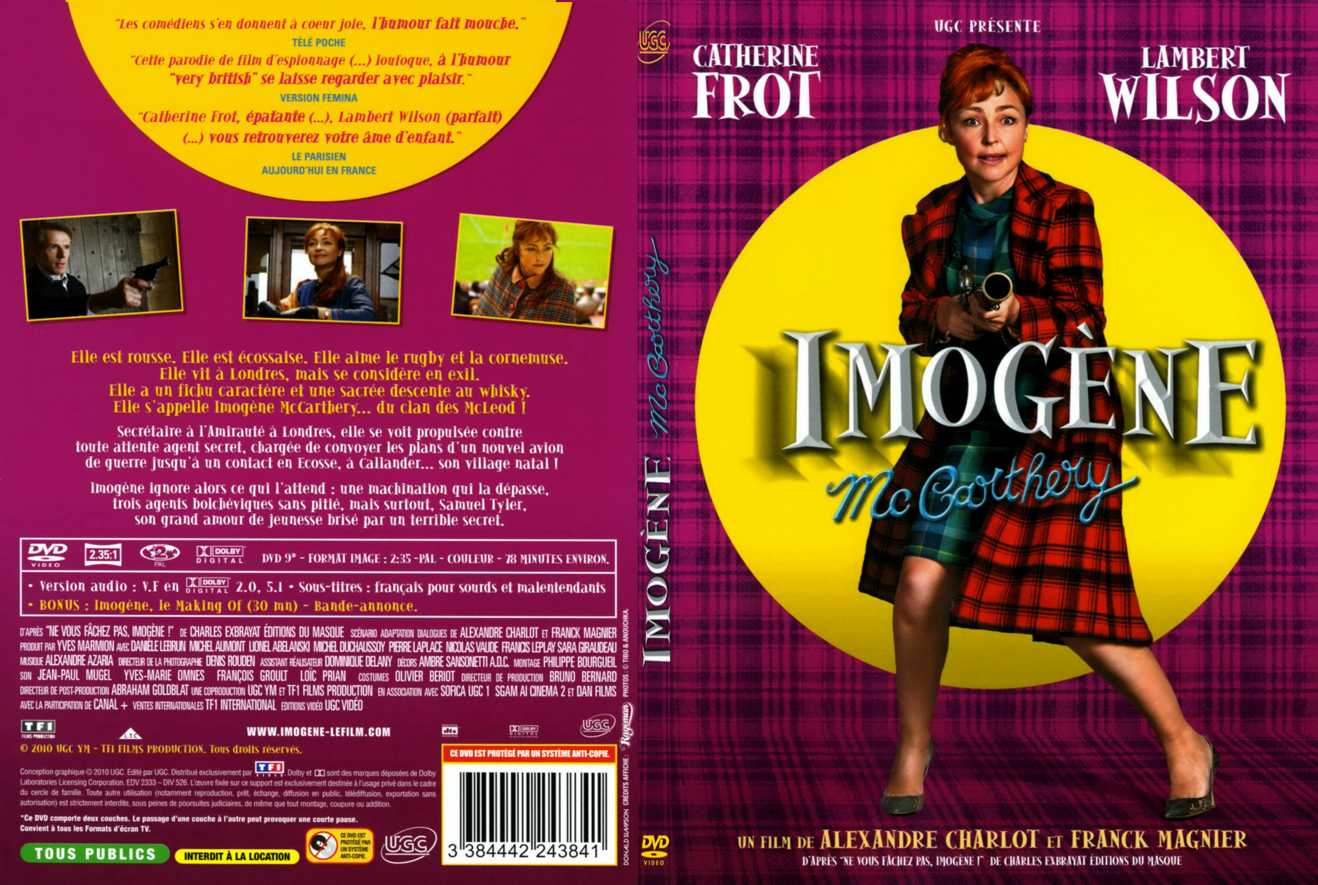 Jaquette DVD Imogene McCarthery - SLIM