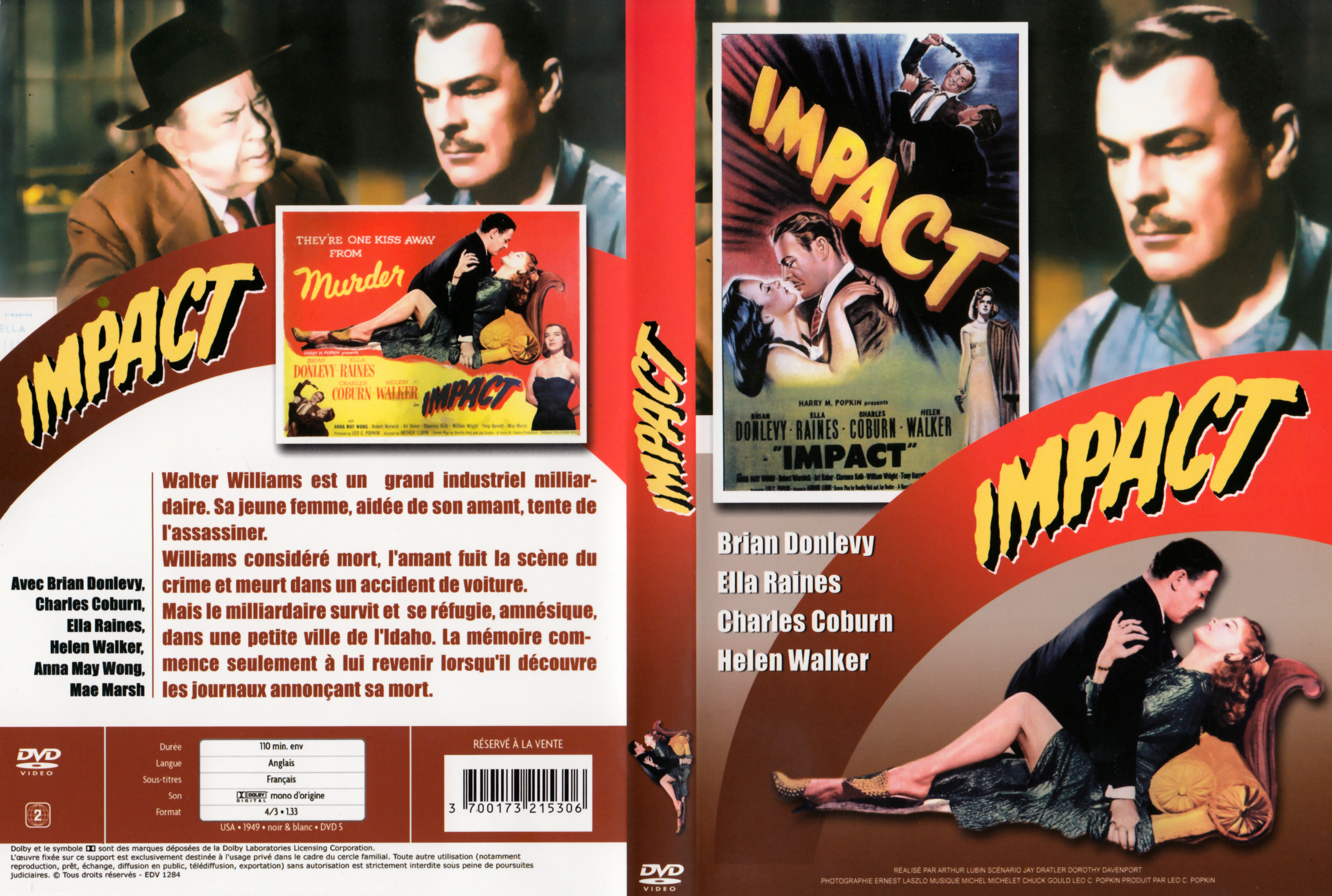 Jaquette DVD Impact (1949)
