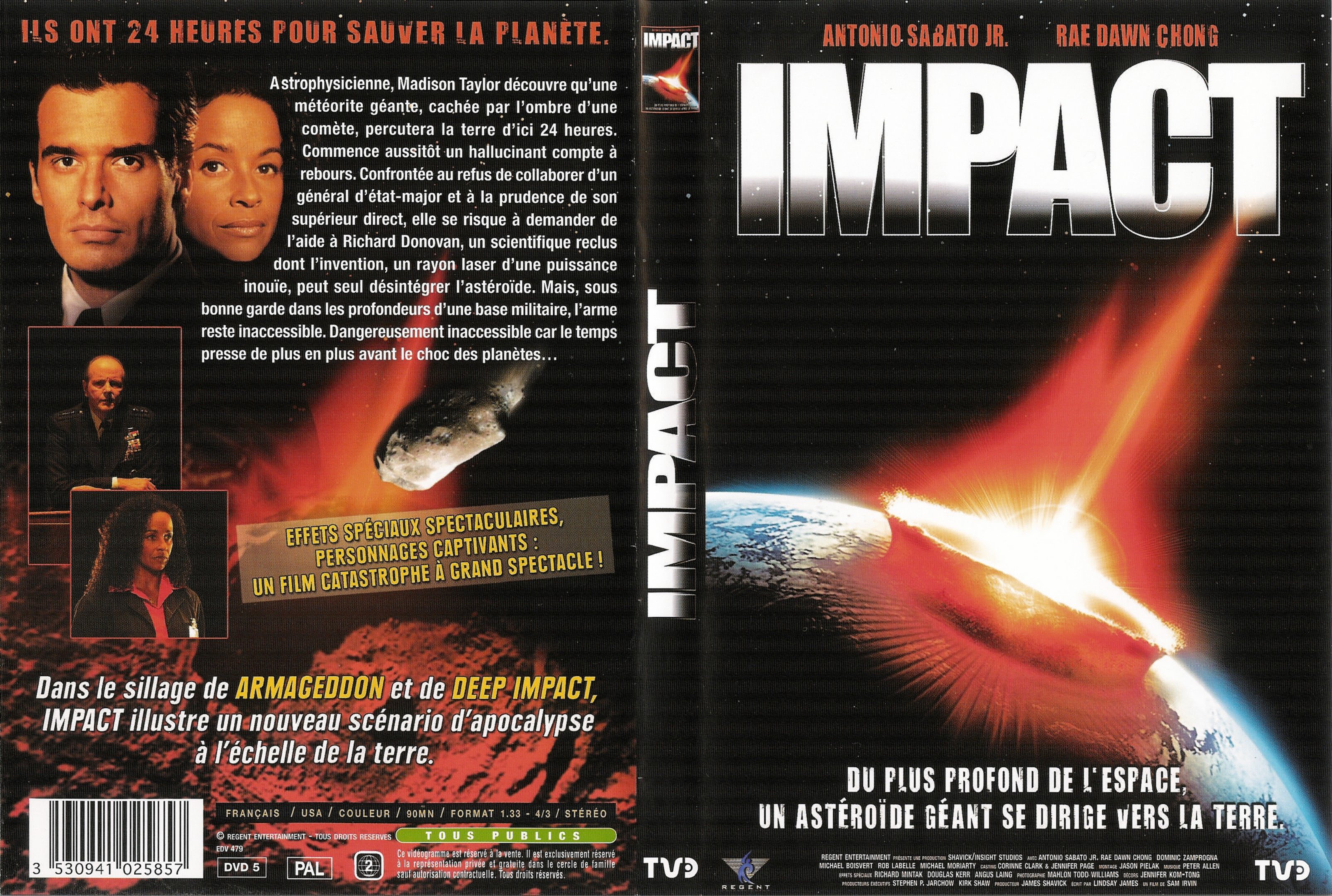 Jaquette DVD Impact (Antonio Sabato)