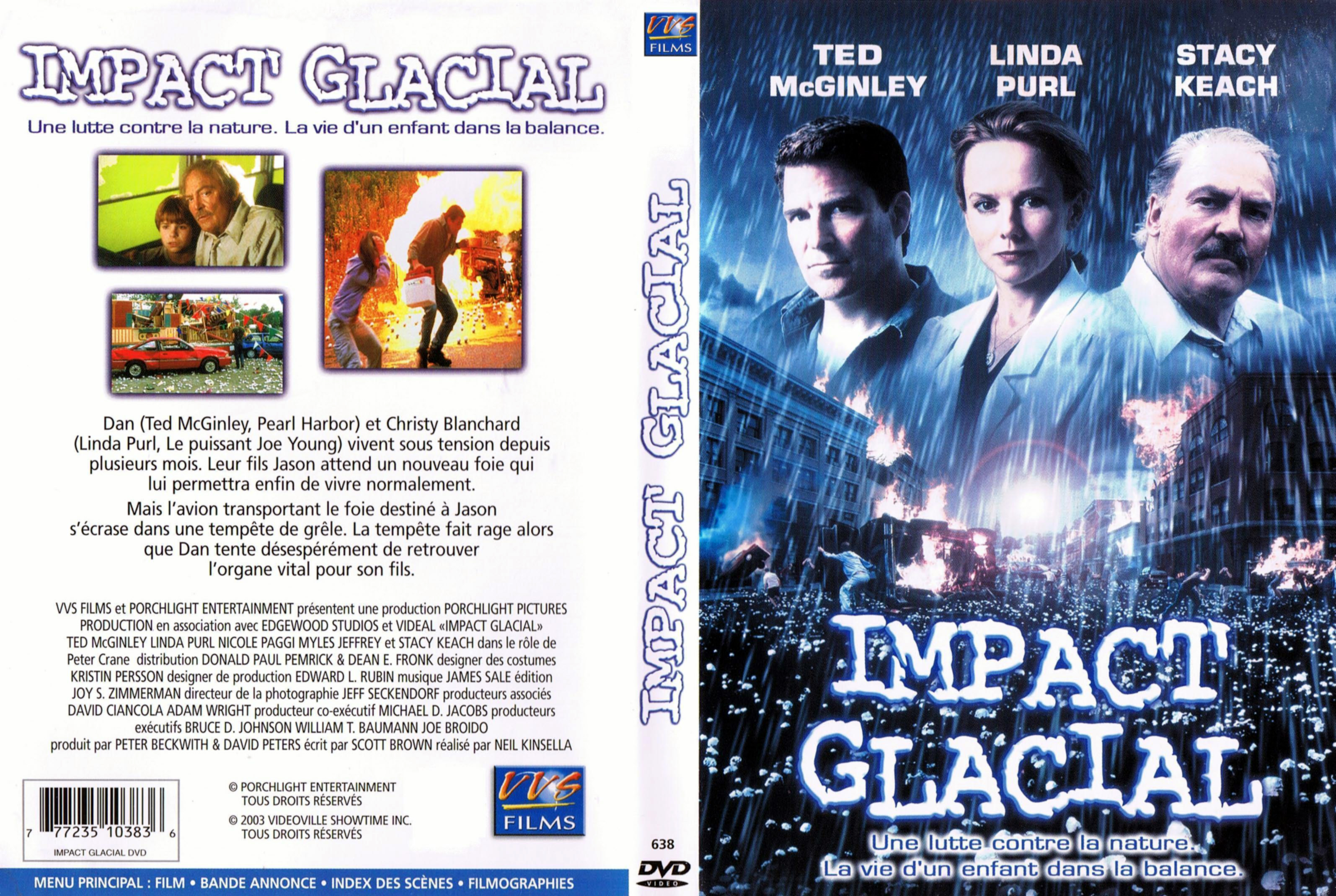 Jaquette DVD Impact glacial