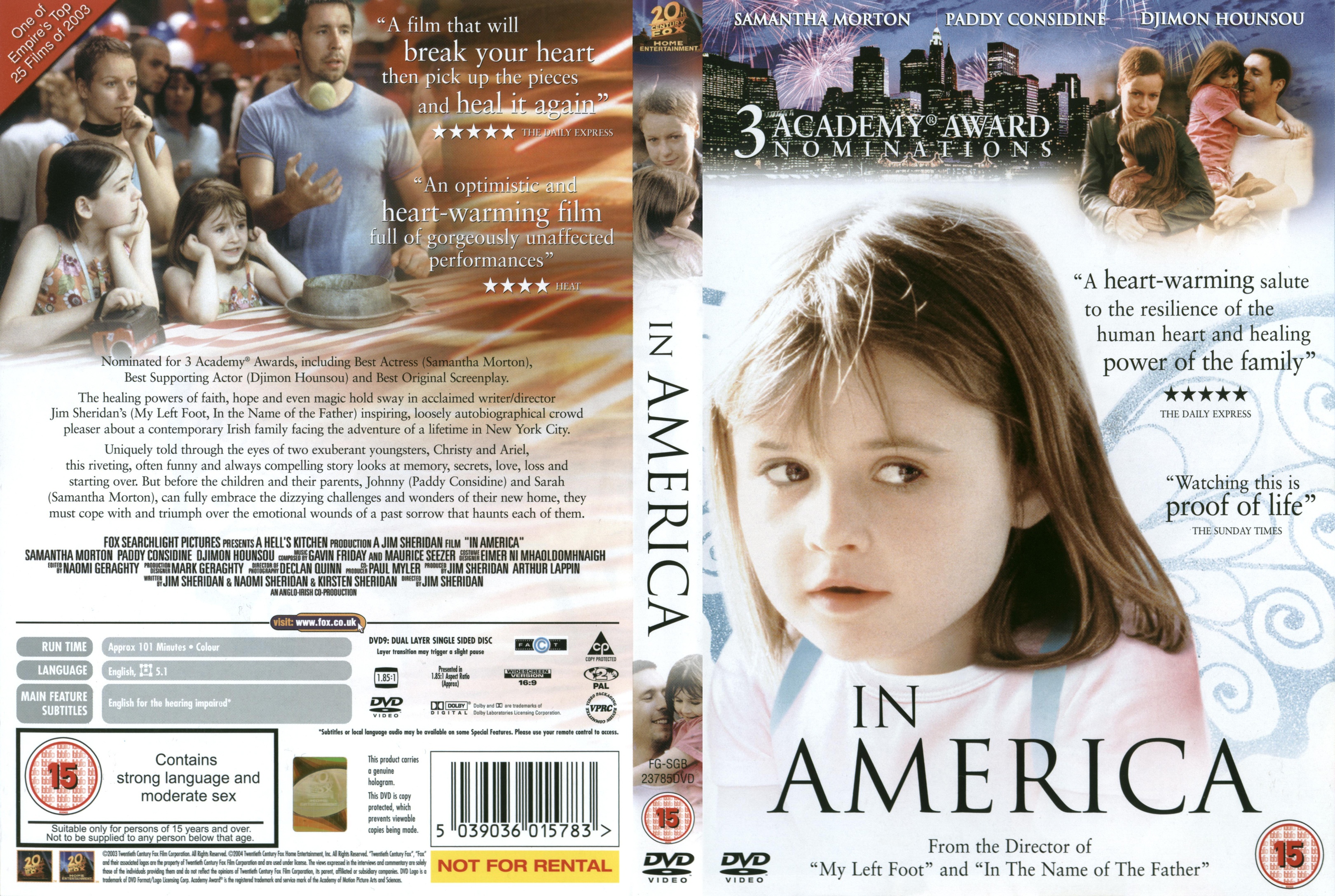 Jaquette DVD In America