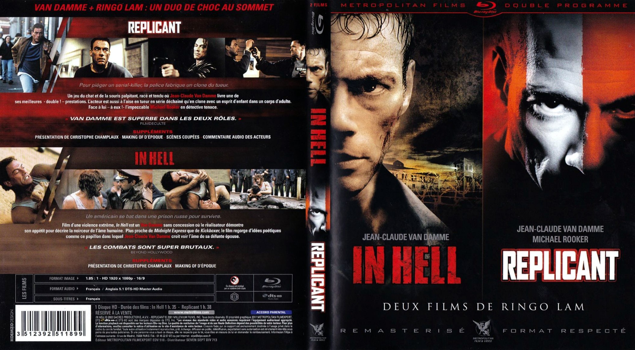 Jaquette DVD In Hell - Replicant (BLU-RAY)