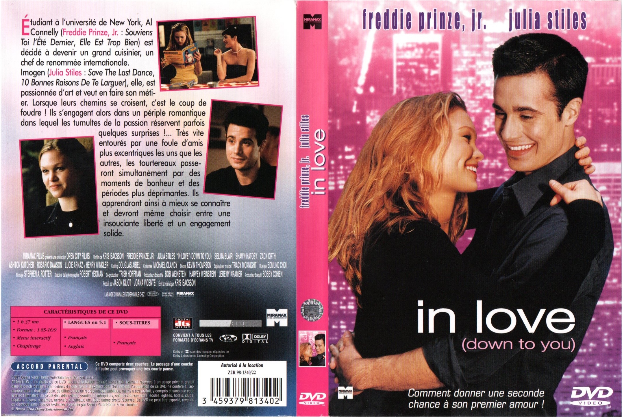 Jaquette DVD In Love v2