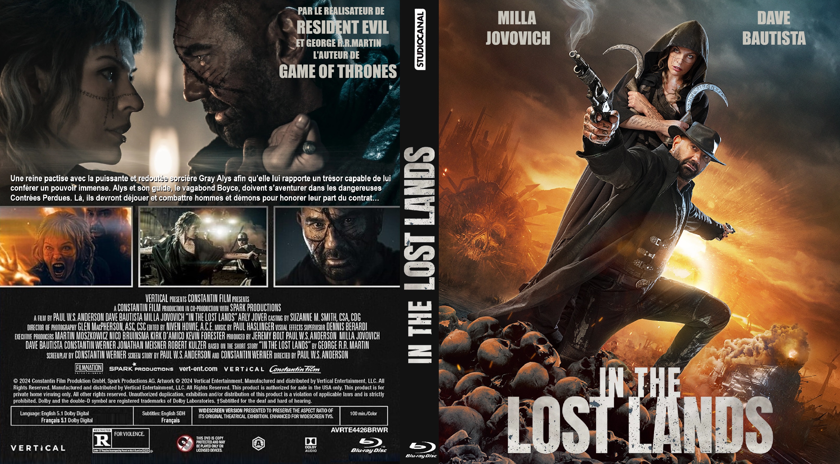 Jaquette DVD In The Lost Lands custom (BLU-RAY)