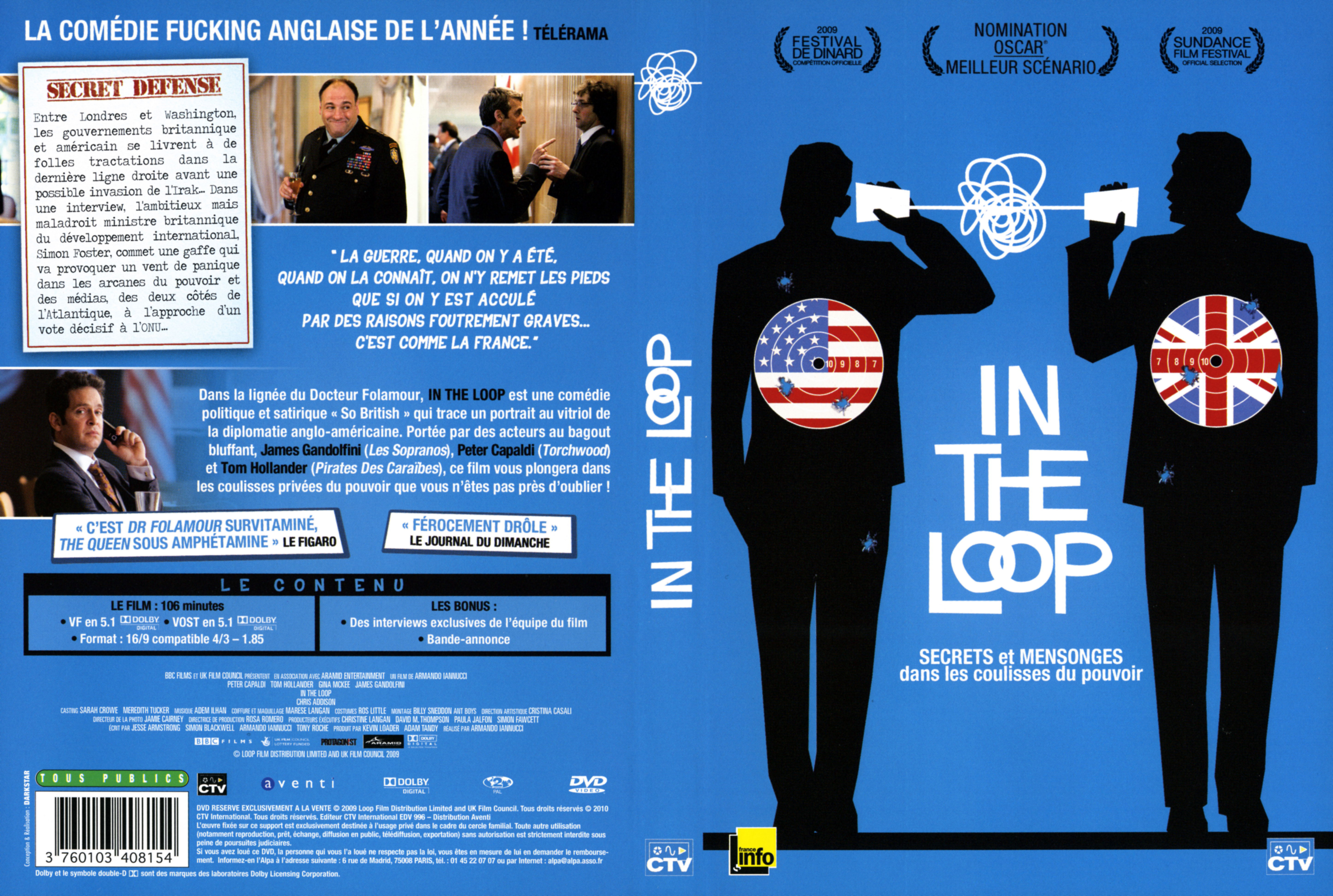 Jaquette DVD In the loop