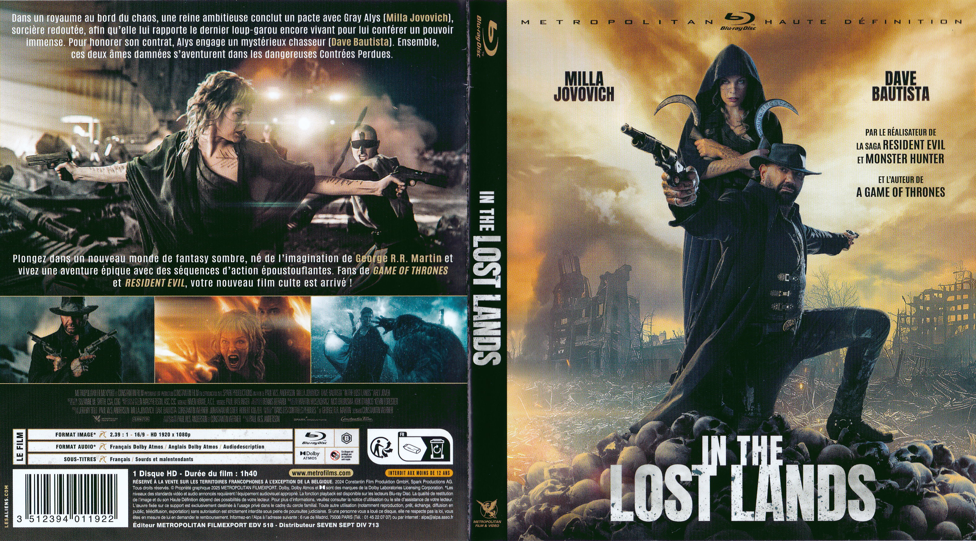 Jaquette DVD In the lost lands (BLU-RAY)