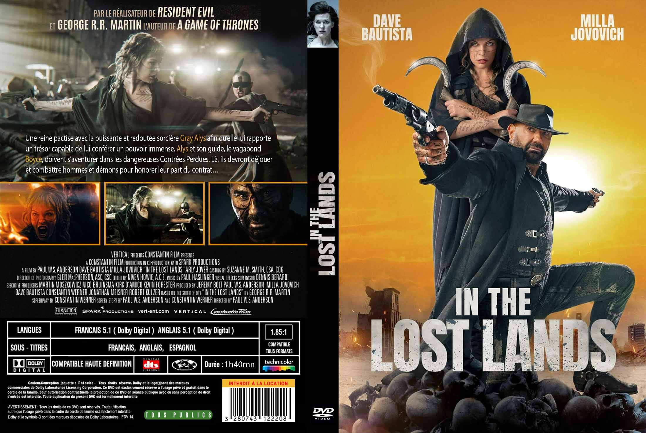Jaquette DVD In the lost lands custom v2