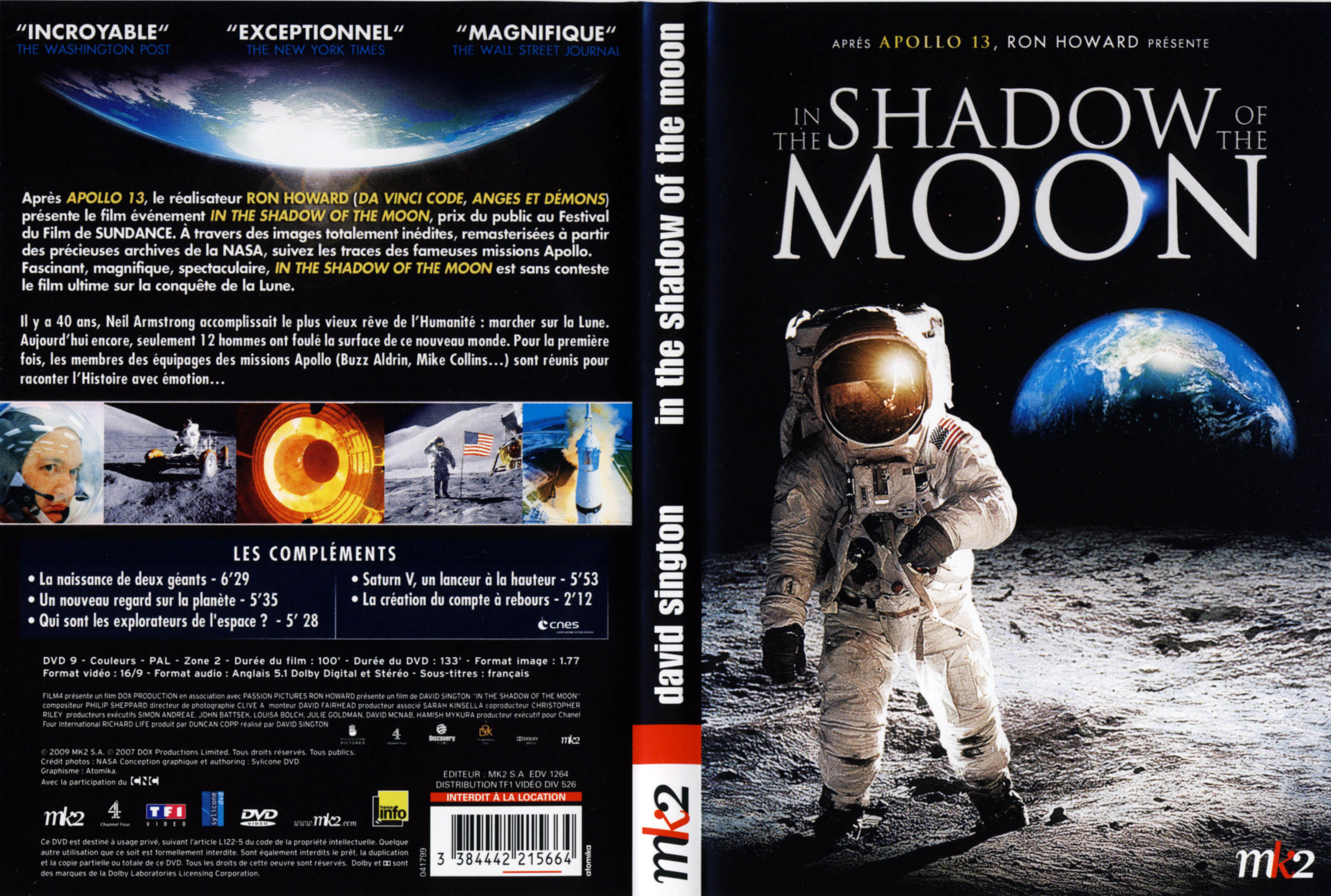 Jaquette DVD In the shadow of the moon