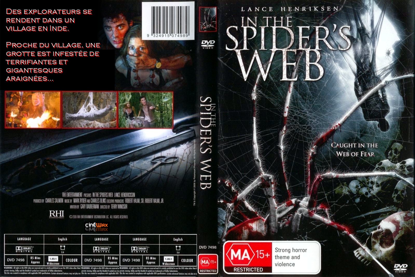 Jaquette DVD In the spider