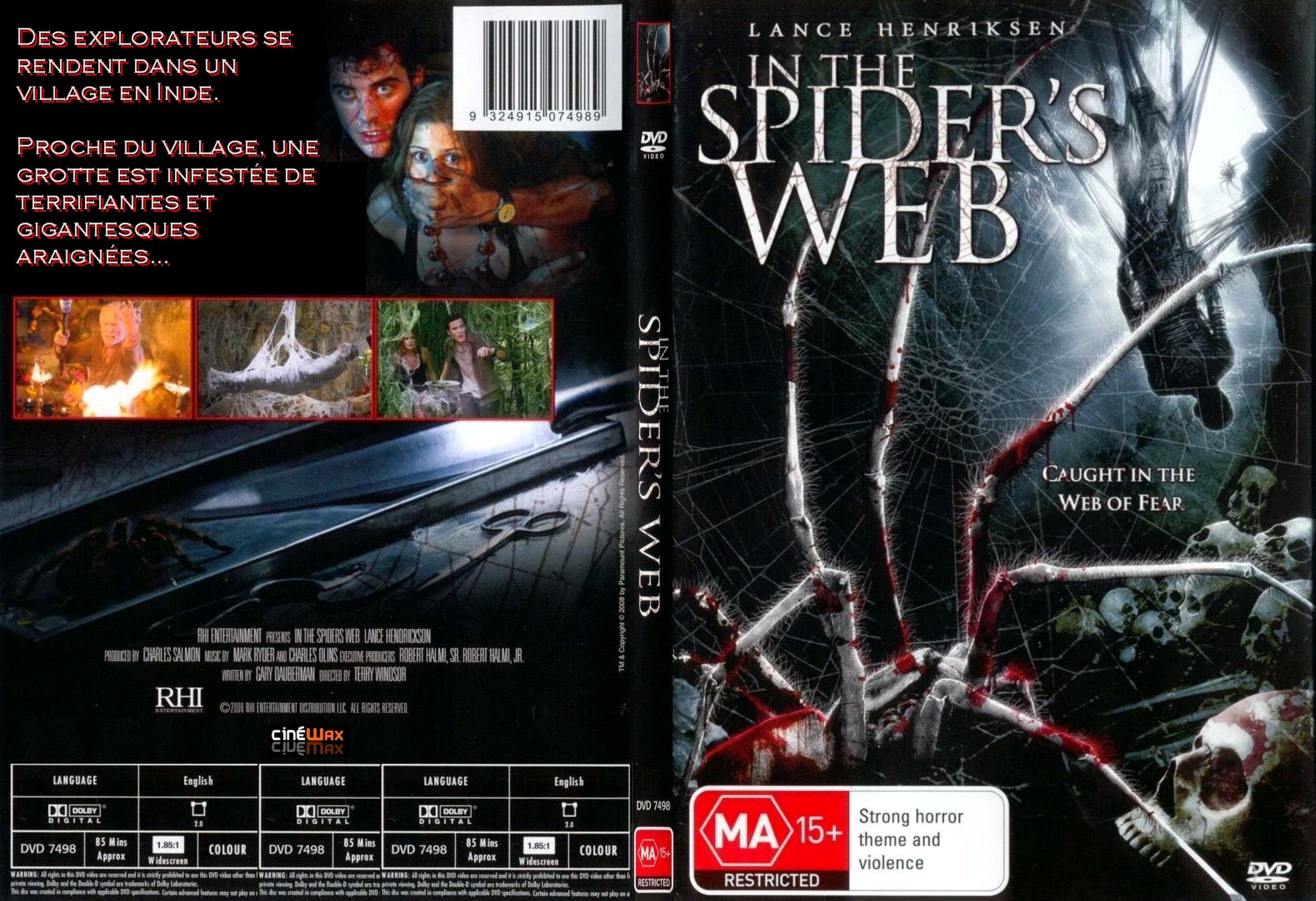 Jaquette DVD In the spider