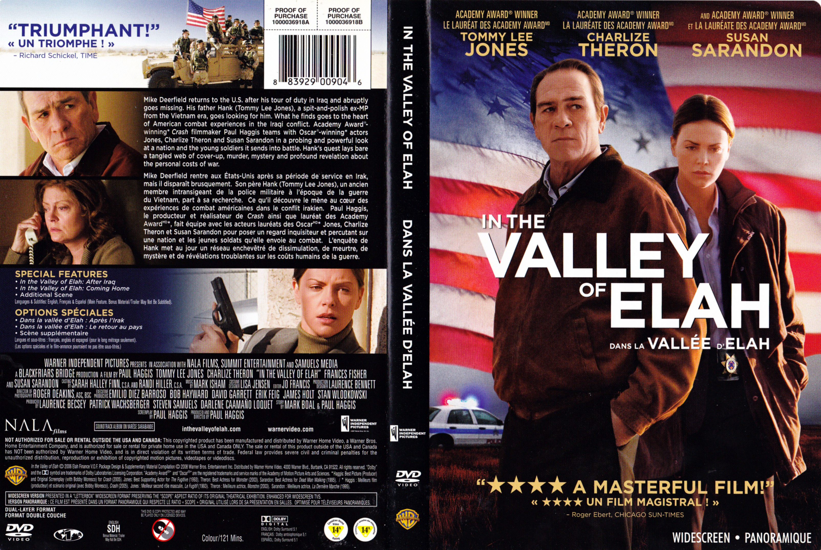 Jaquette DVD In the valley of Elah - Dans la valle d