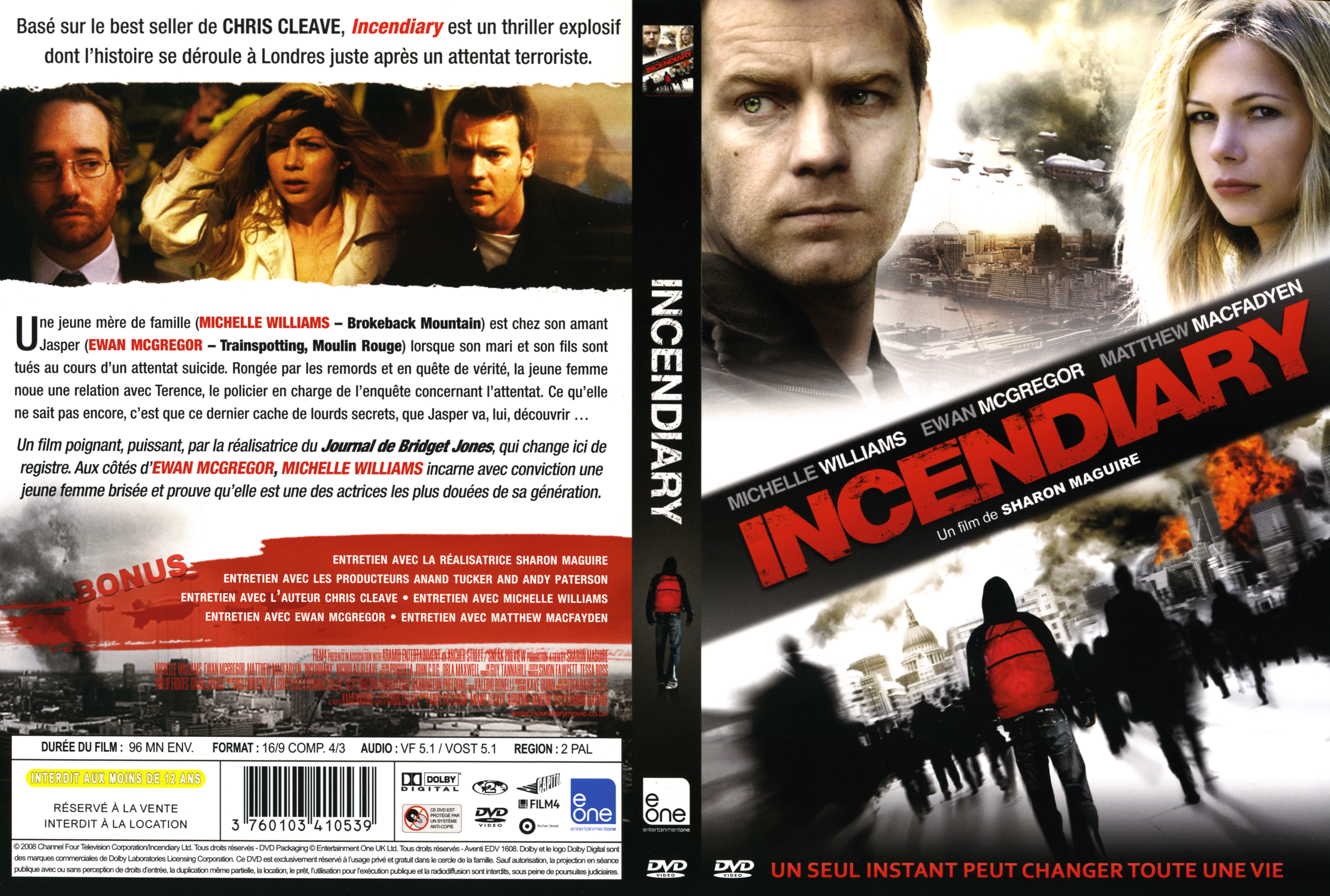 Jaquette DVD Incendiary