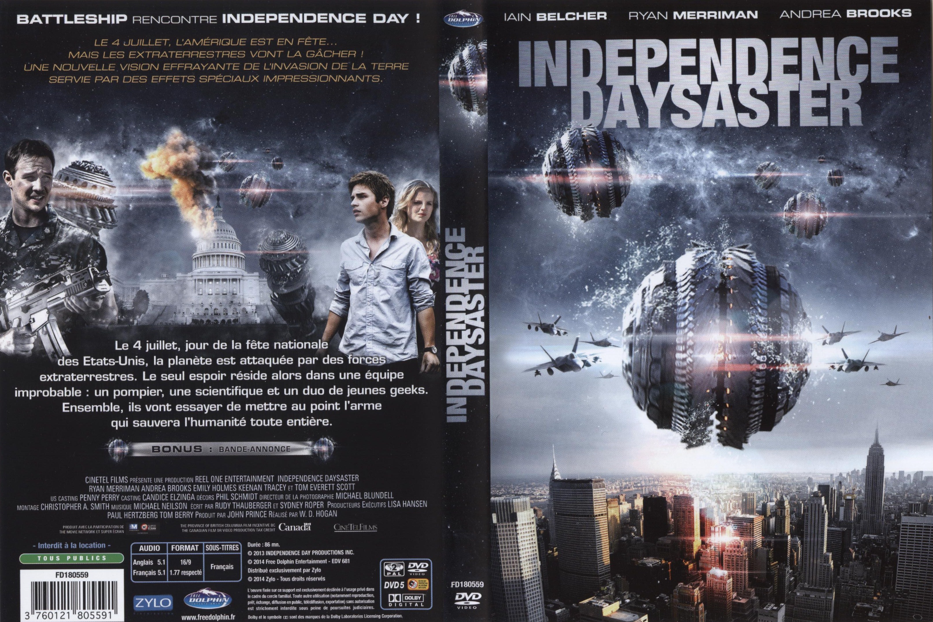 Jaquette DVD Independence Daysaster