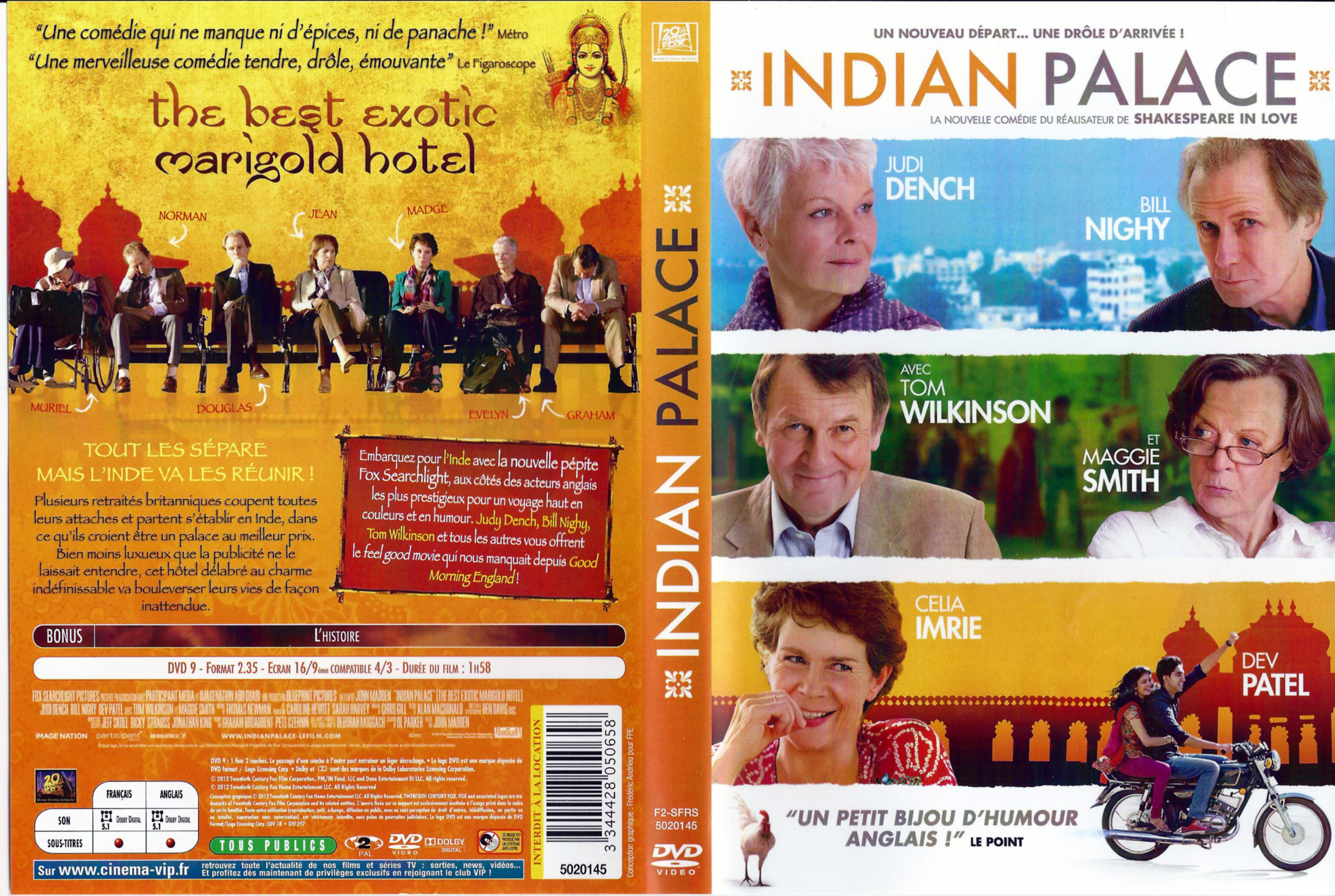 Jaquette DVD Indian Palace