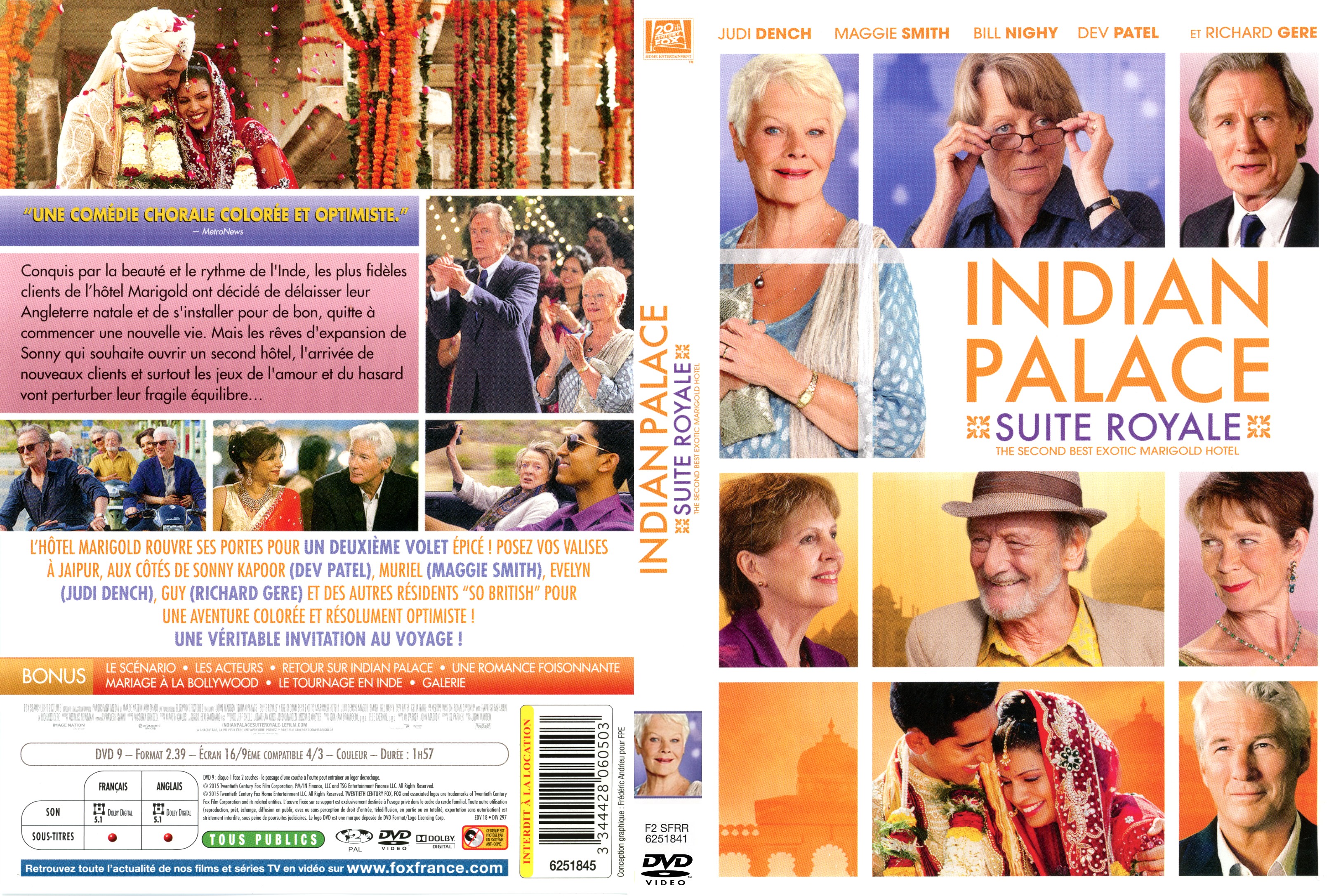 Jaquette DVD Indian Palace Suite royale