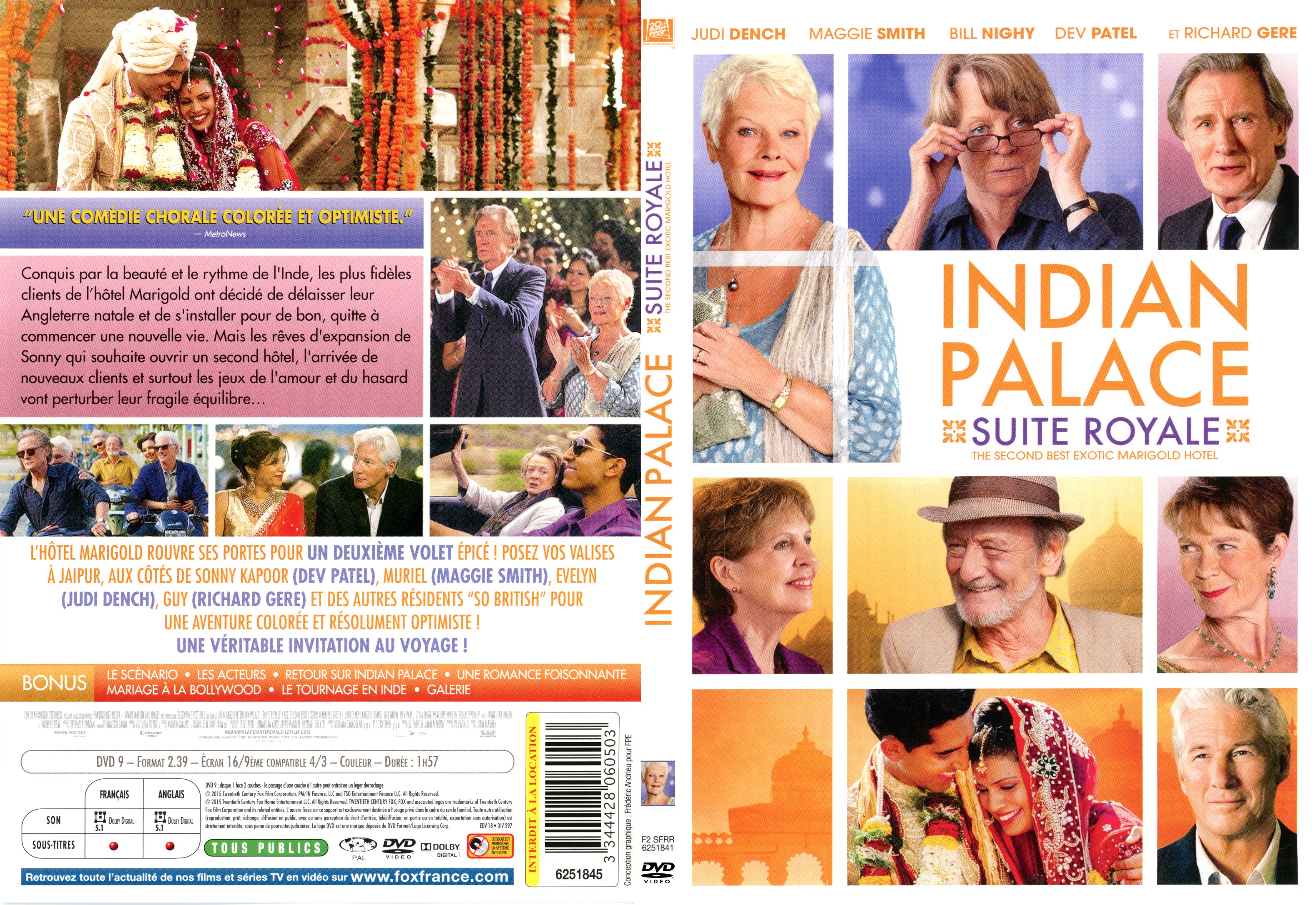 Jaquette DVD Indian Palace Suite royale - SLIM