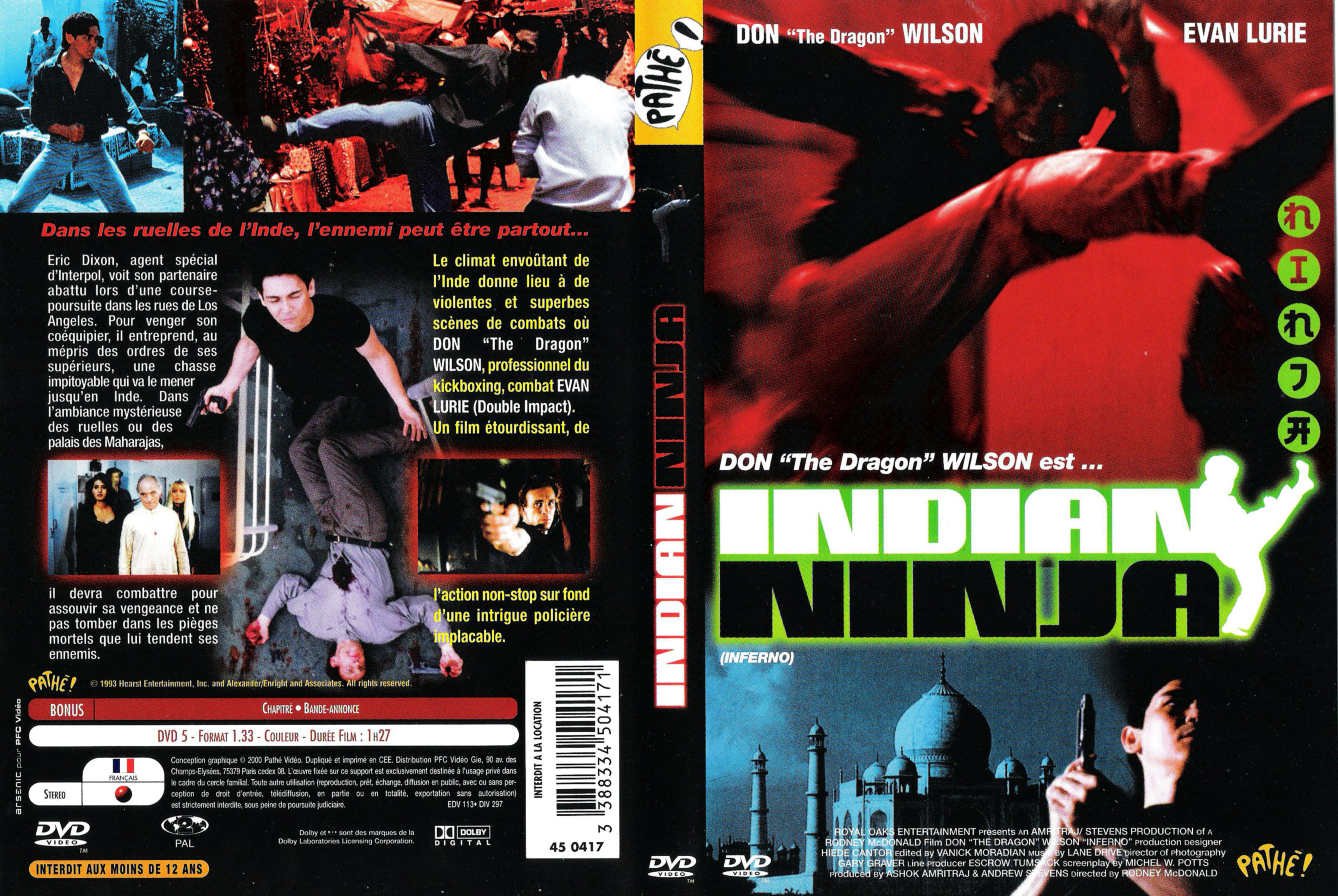 Jaquette DVD Indian ninja
