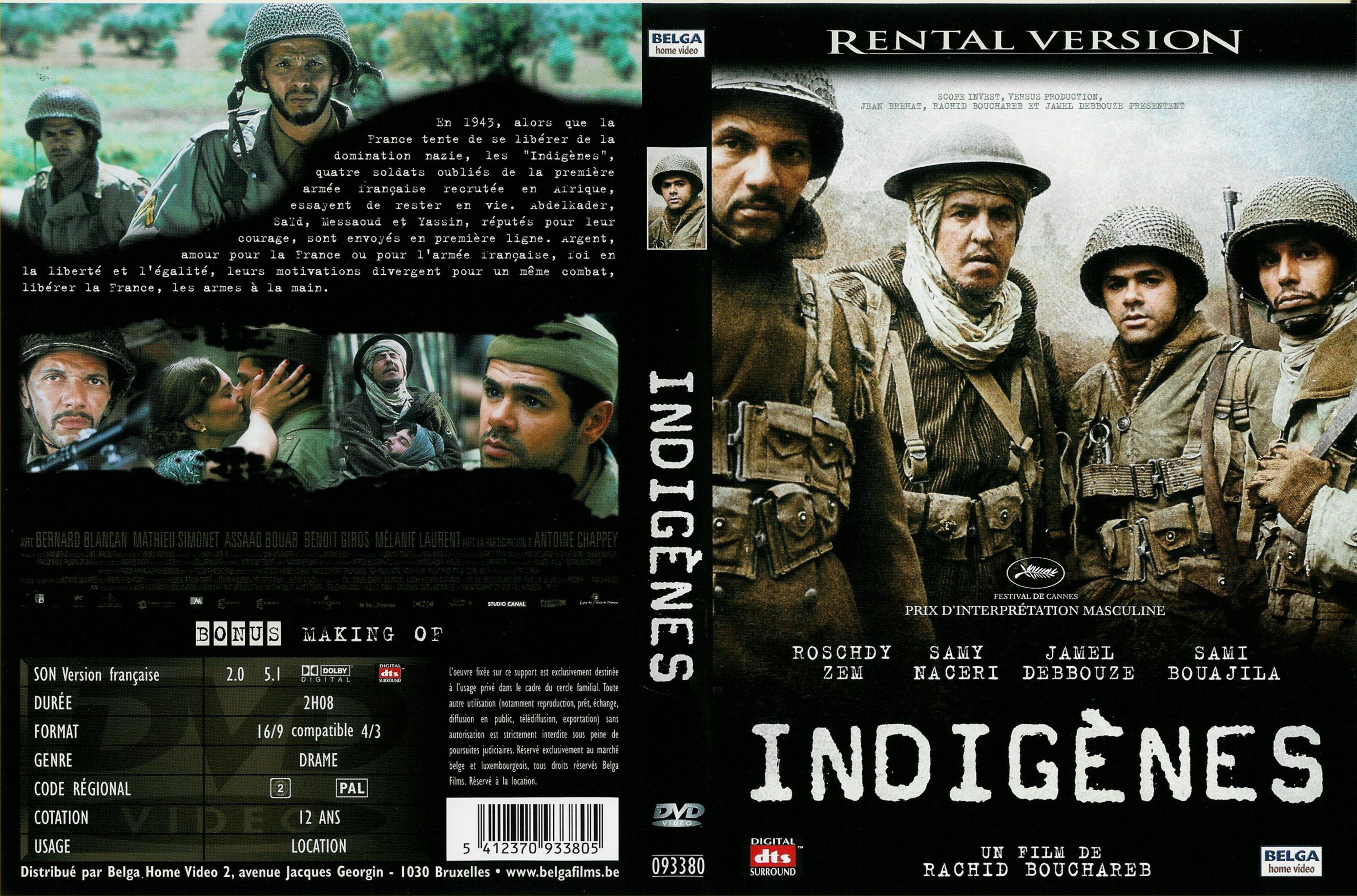 Jaquette DVD Indignes