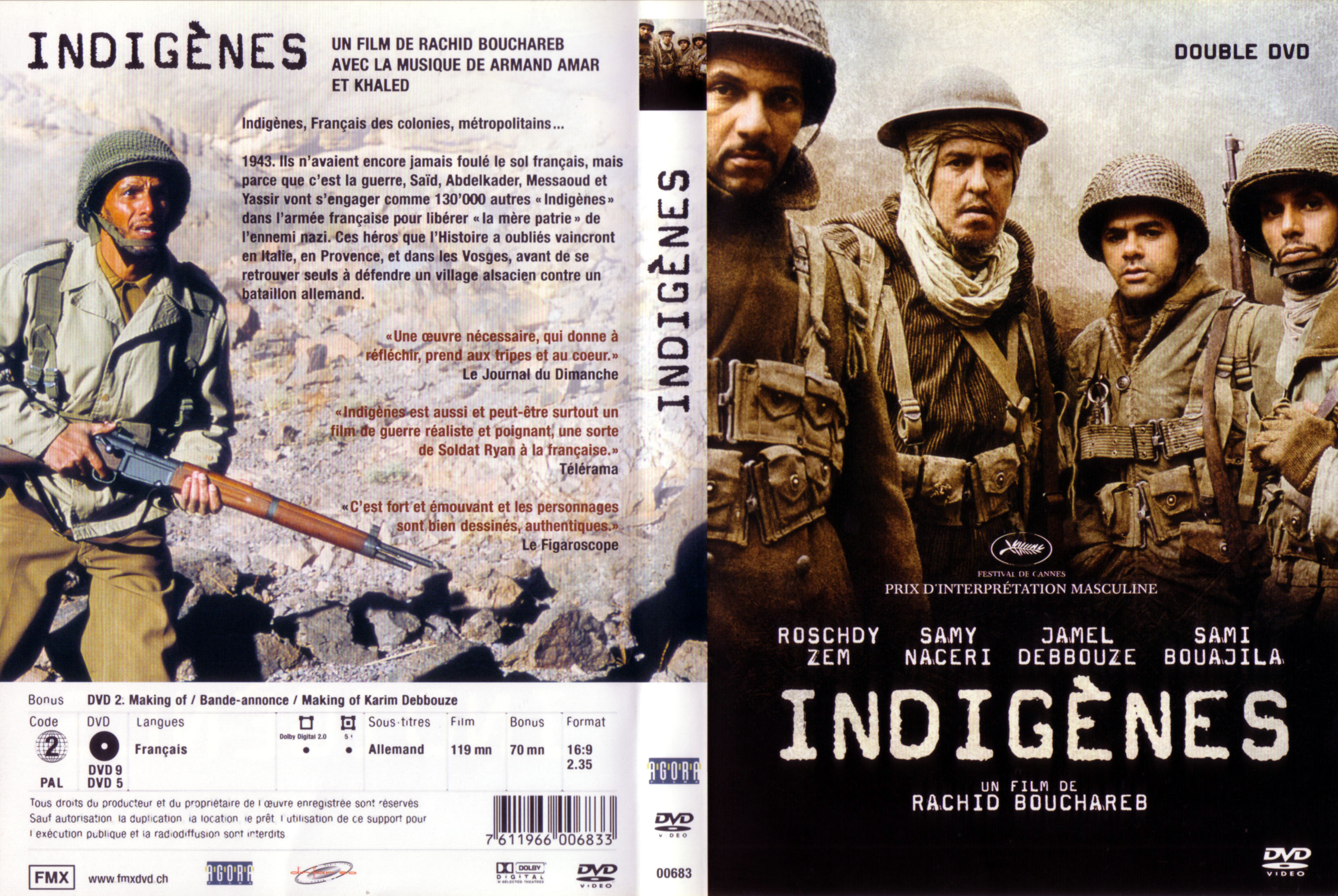 Jaquette DVD Indignes v5