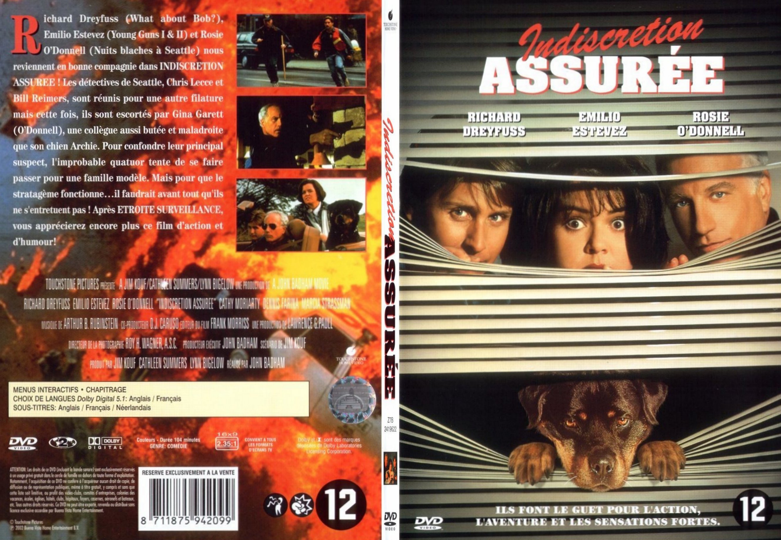 Jaquette DVD Indiscretion assure - SLIM