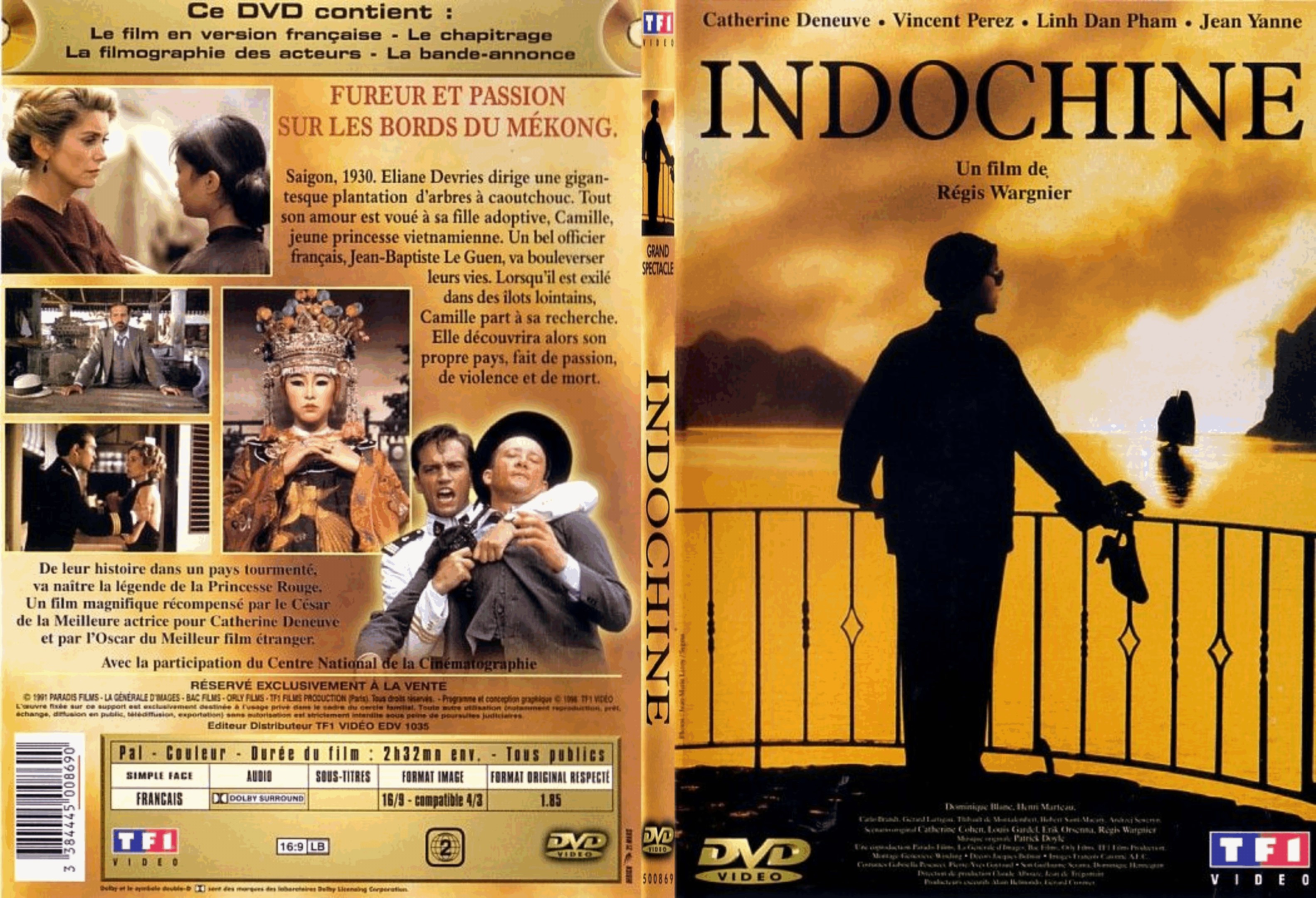 Jaquette DVD Indochine - SLIM