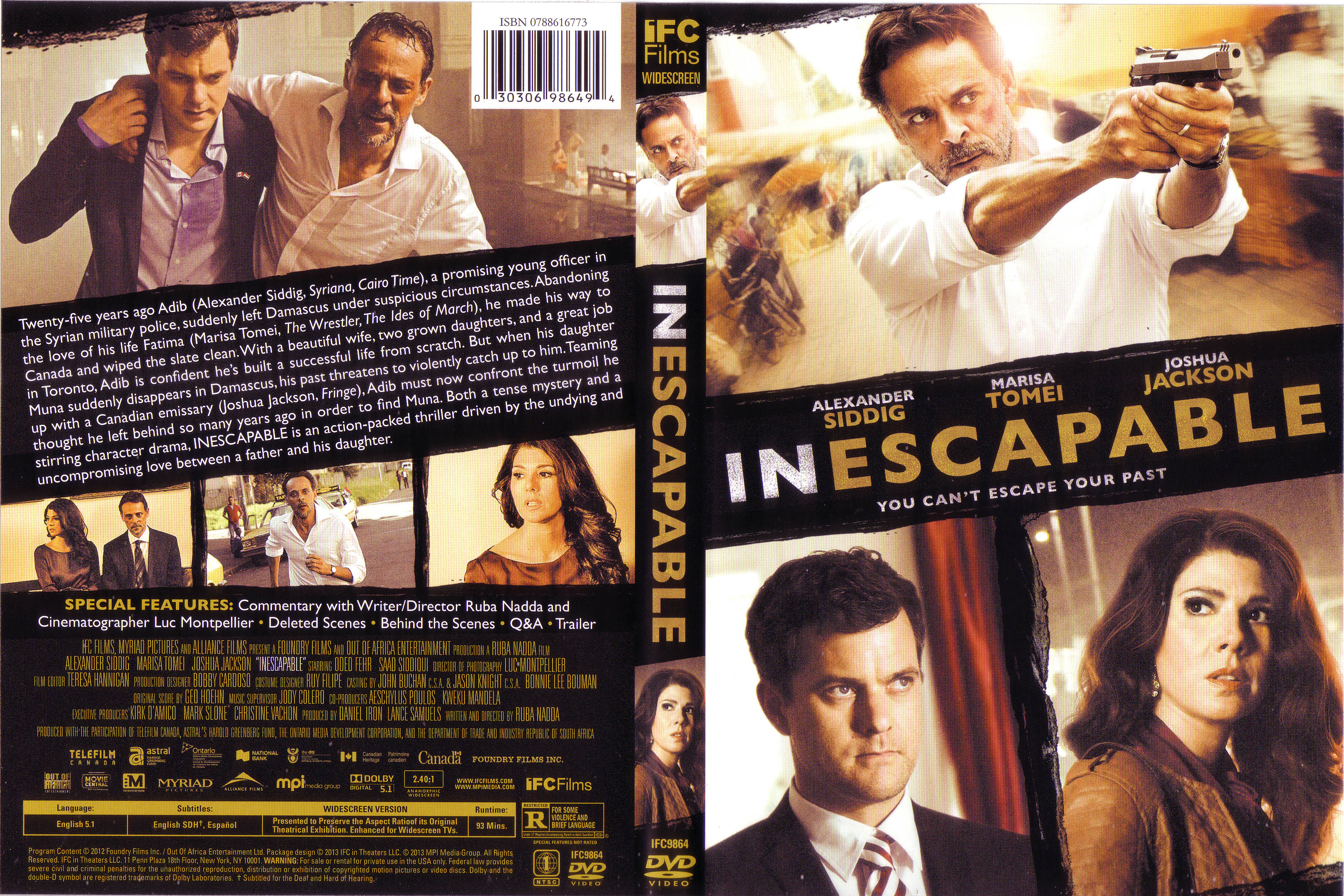 Jaquette DVD Inescapable Zone 1