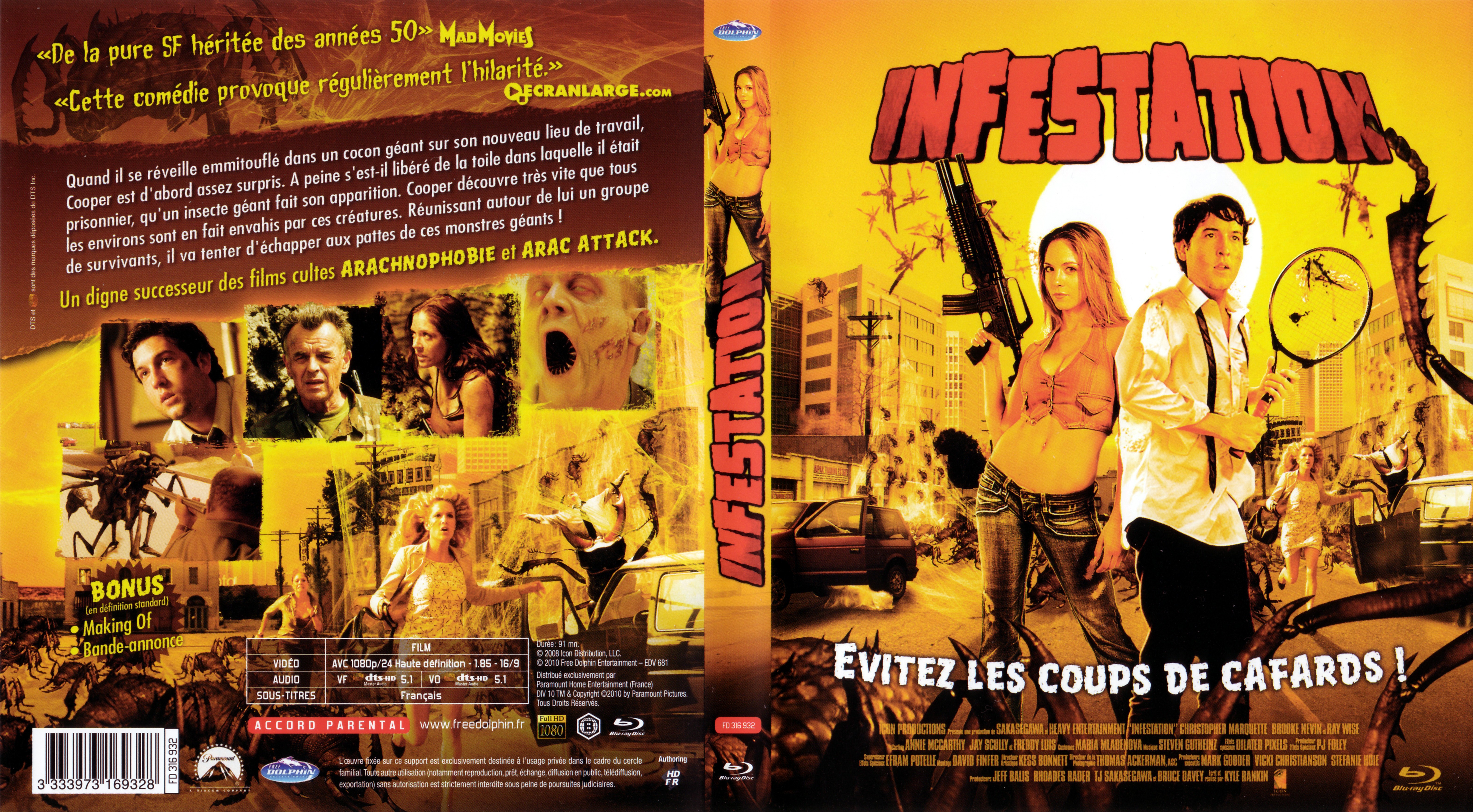 Jaquette DVD Infestation (BLU-RAY)