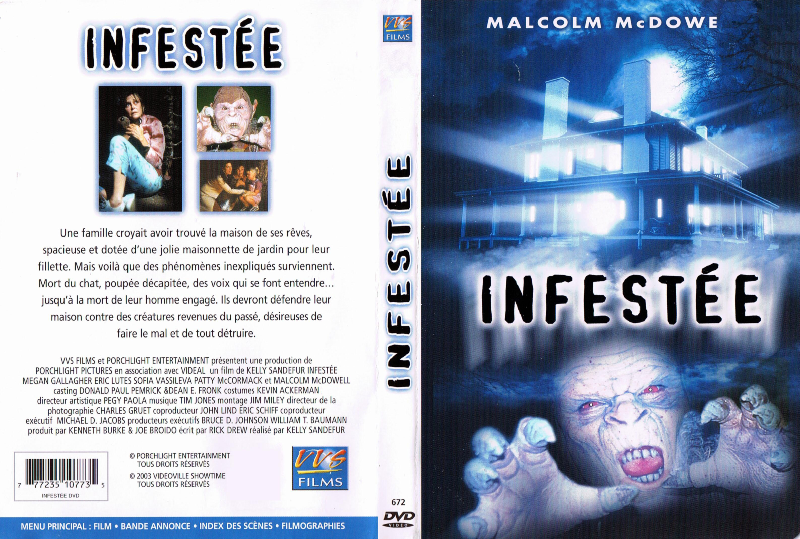 Jaquette DVD Infeste (Canadienne)