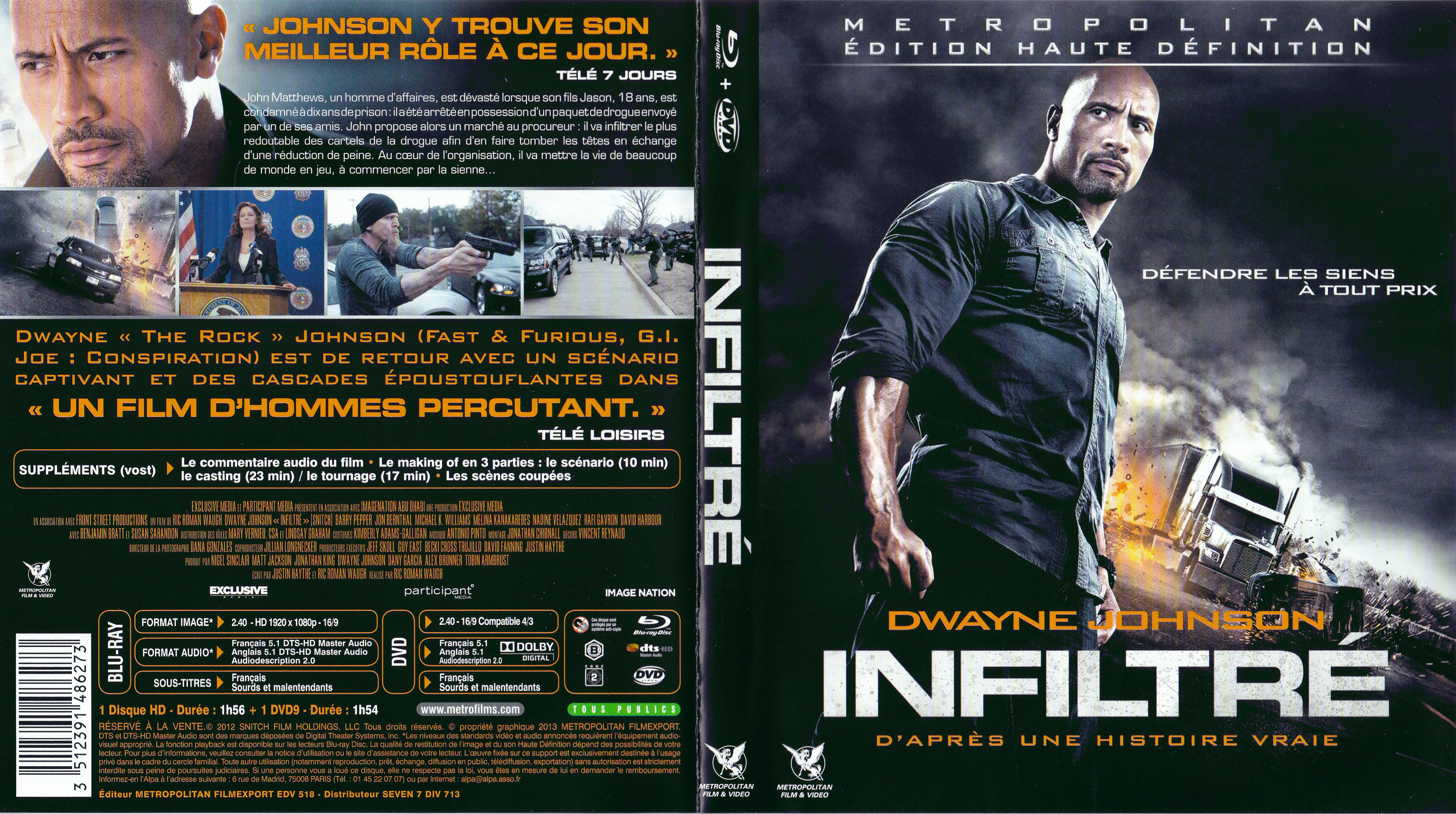 Jaquette DVD Infiltr� (BLU-RAY)