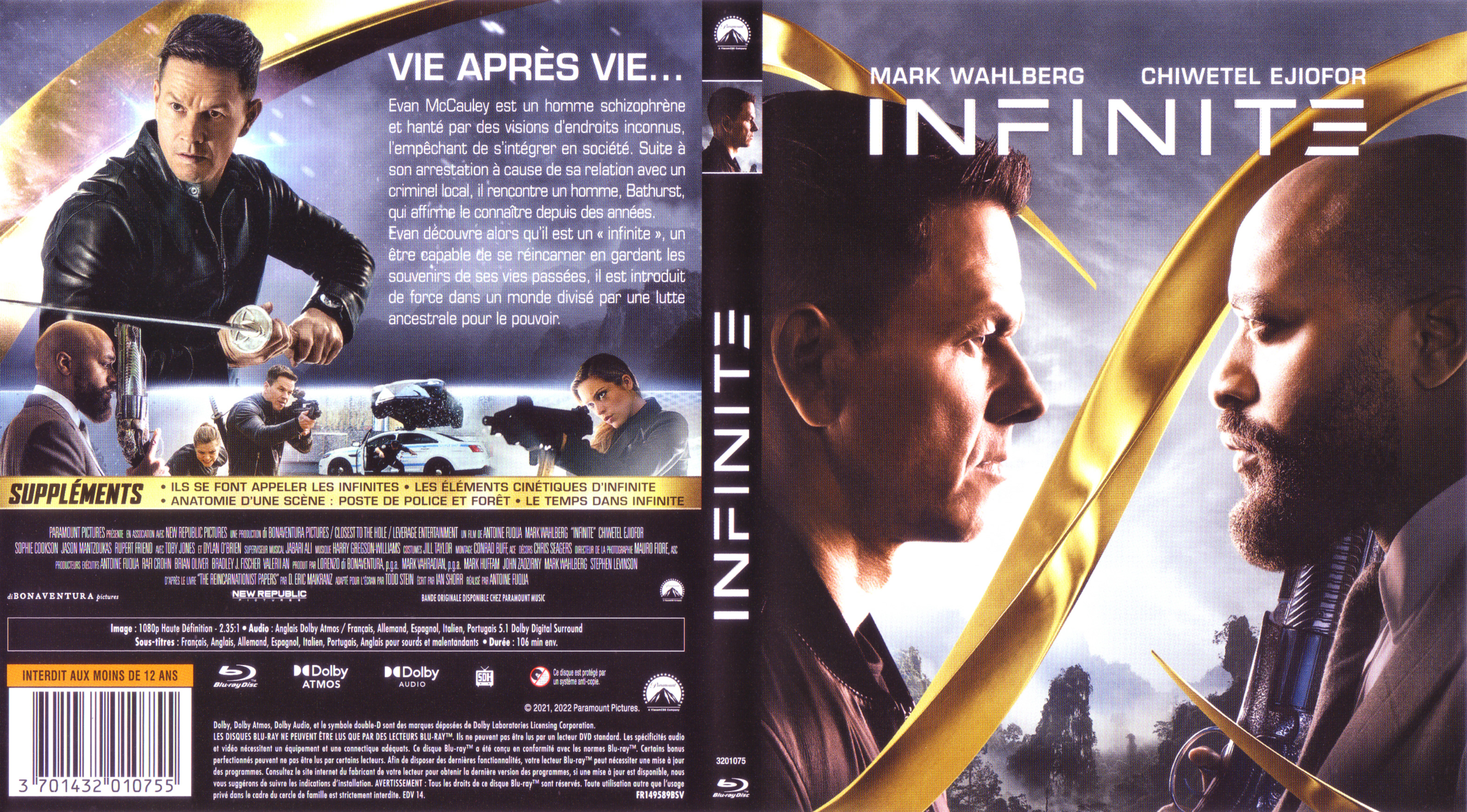 Jaquette DVD Infinite (BLU-RAY)